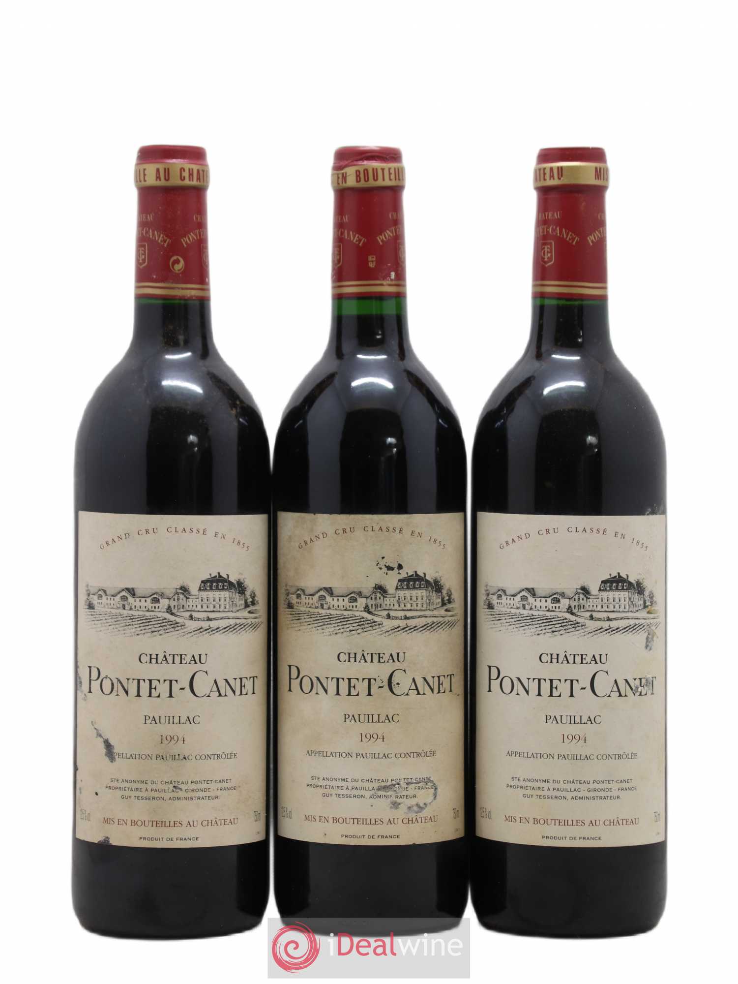 Château Pontet Canet 5ème Grand Cru Classé 1994 - Lot de 12 bouteilles - 2