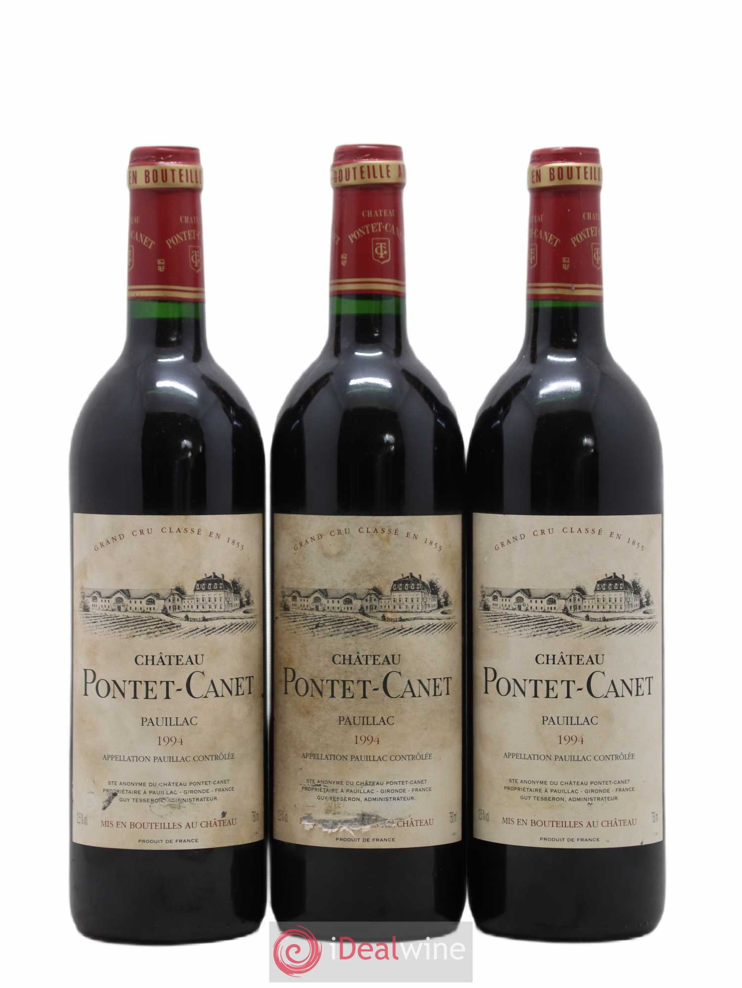 Château Pontet Canet 5ème Grand Cru Classé 1994 - Lot de 12 bouteilles - 3