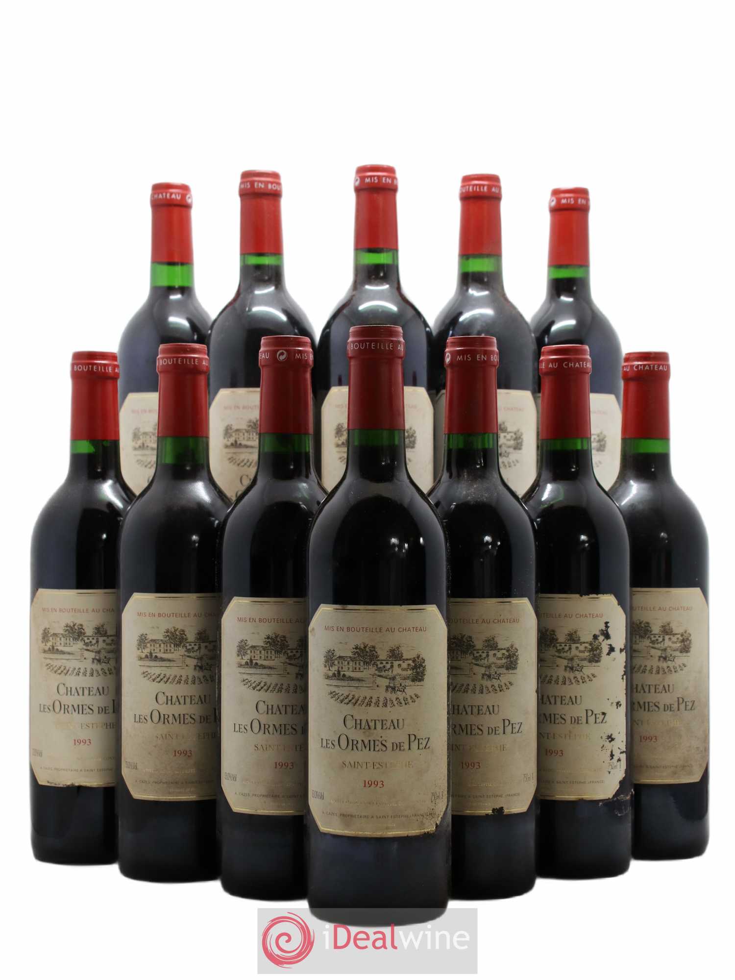 Château les Ormes de Pez 1993 - Lot de 12 bouteilles - 0