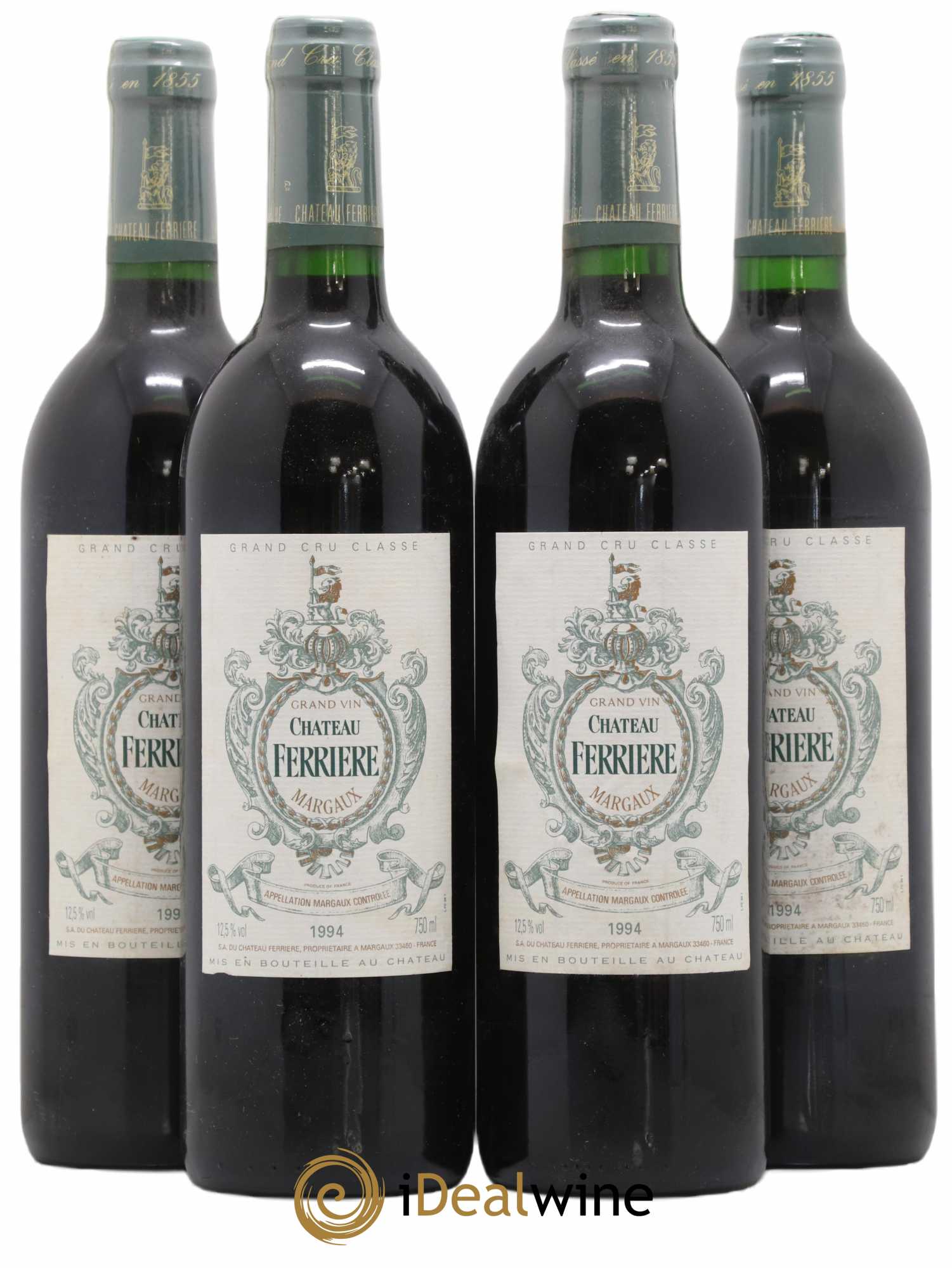 Château Ferrière 3ème Grand Cru Classé 1994 - Lot de 4 bouteilles - 0