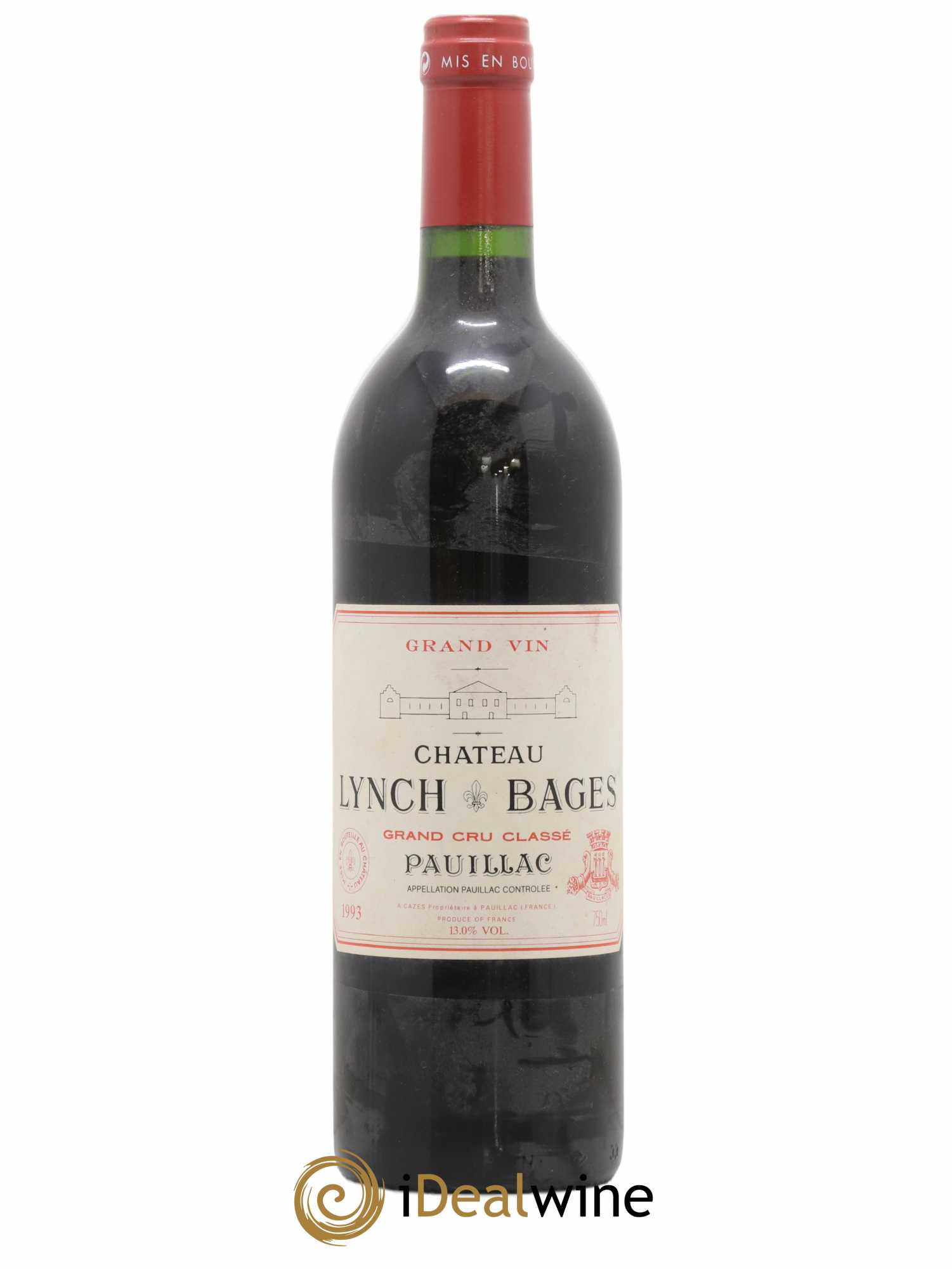 Château Lynch Bages 5ème Grand Cru Classé 1993 - Lot de 1 bouteille - 0
