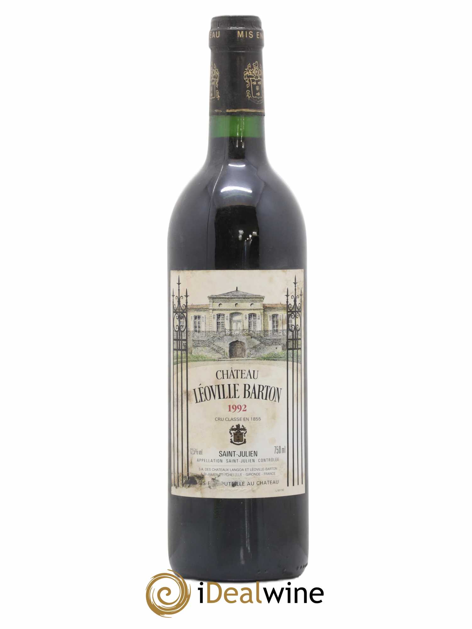 Château Léoville Barton 2ème Grand Cru Classé 1992 - Lot de 1 bouteille - 0
