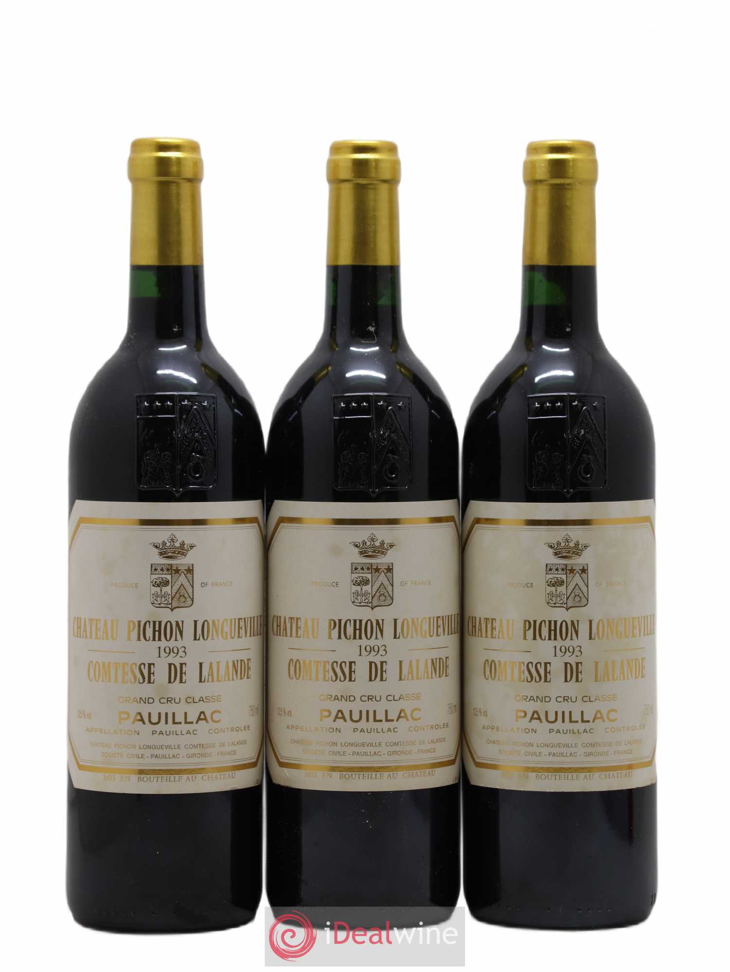 Château Pichon Longueville Comtesse de Lalande 2ème Grand Cru Classé 1993 - Lot de 12 bouteilles - 3