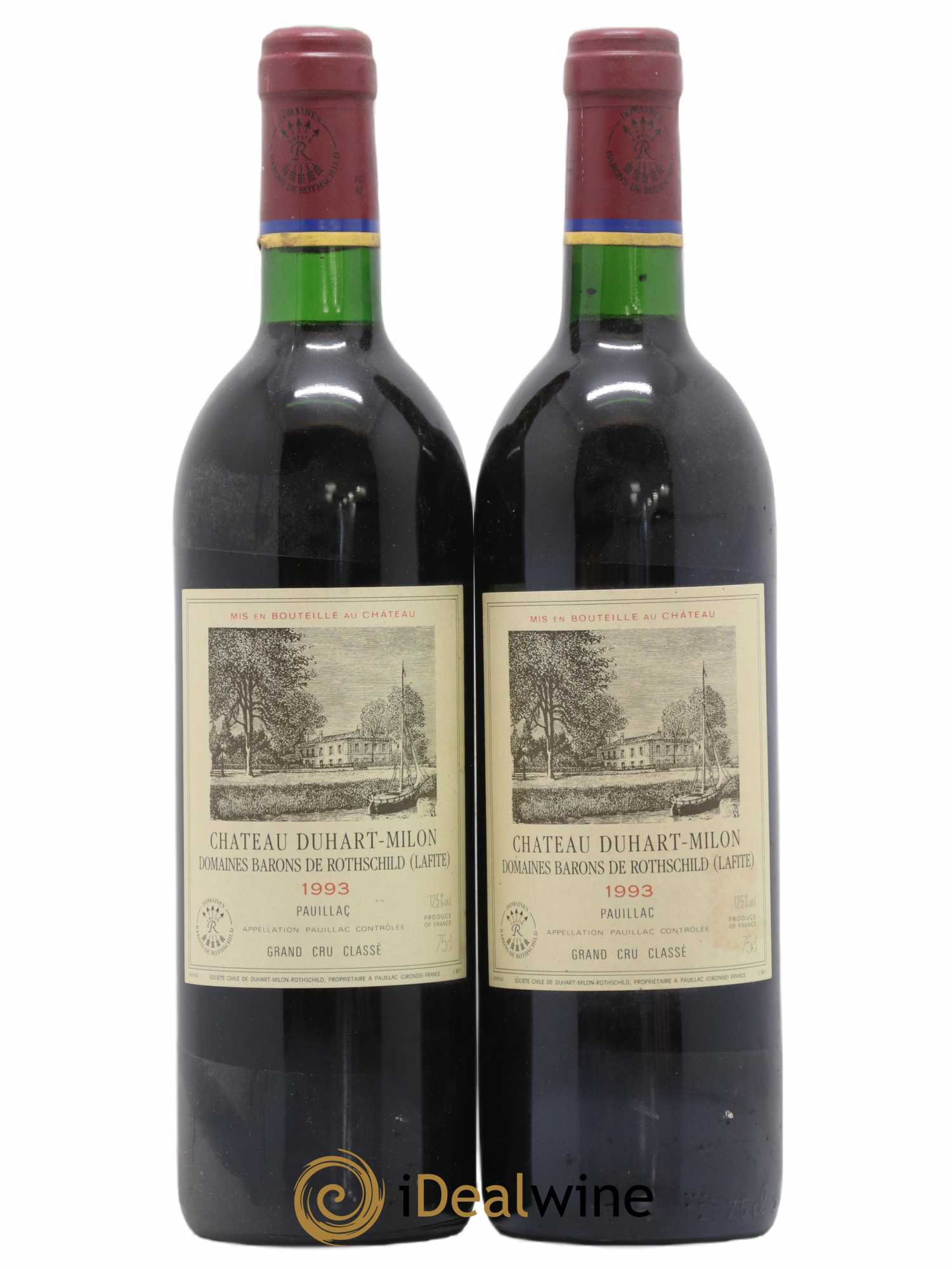 Château Duhart-Milon 4ème Grand Cru Classé 1993 - Lot de 2 bouteilles - 0