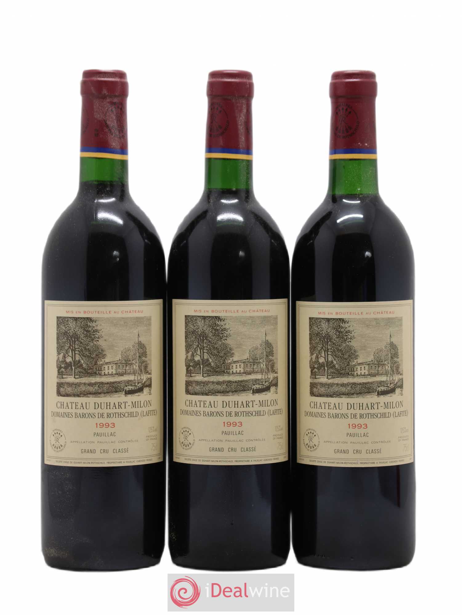 Château Duhart-Milon 4ème Grand Cru Classé 1993 - Lotto di 12 bottiglie - 2