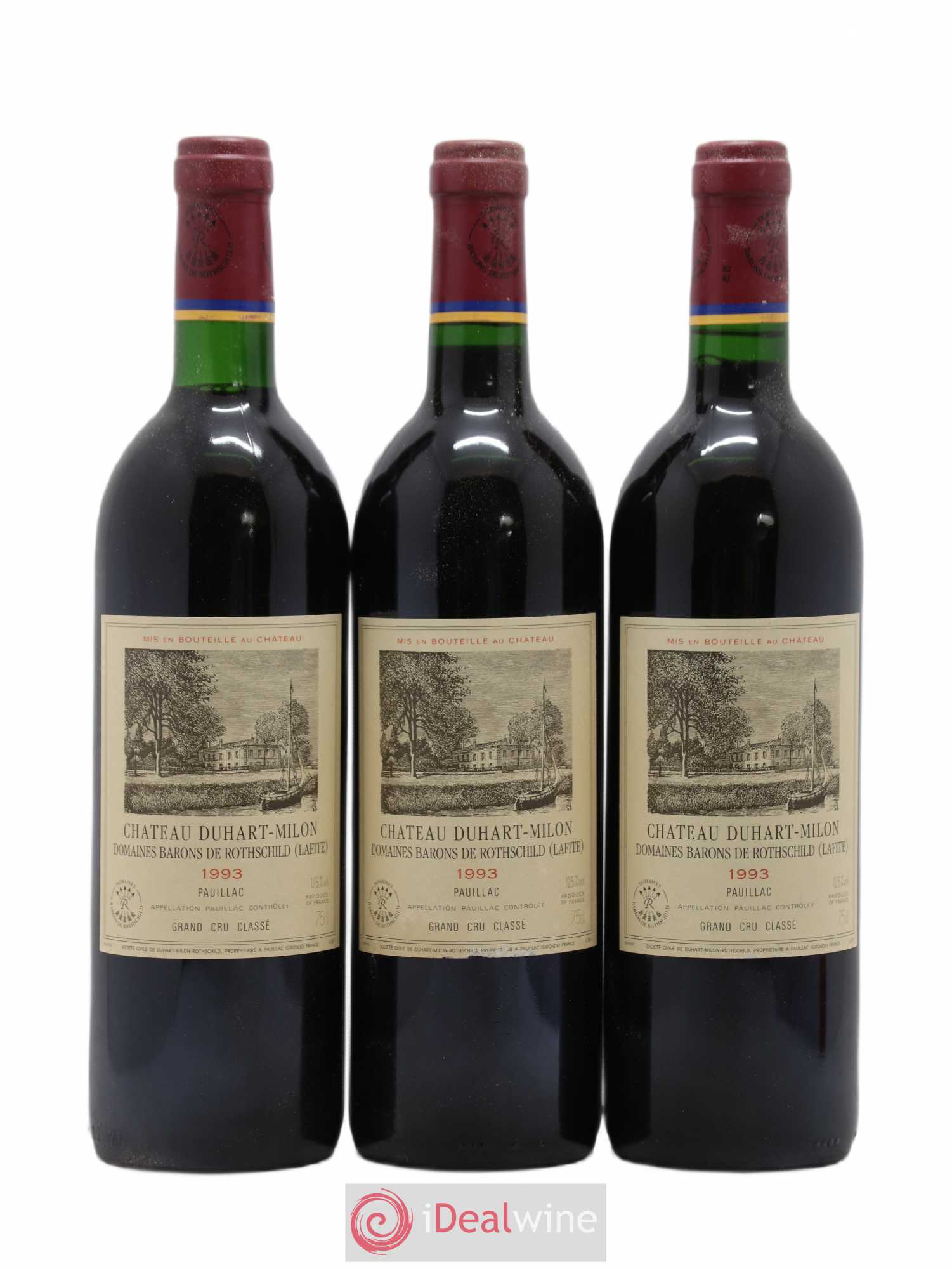 Château Duhart-Milon 4ème Grand Cru Classé 1993 - Lotto di 12 bottiglie - 3