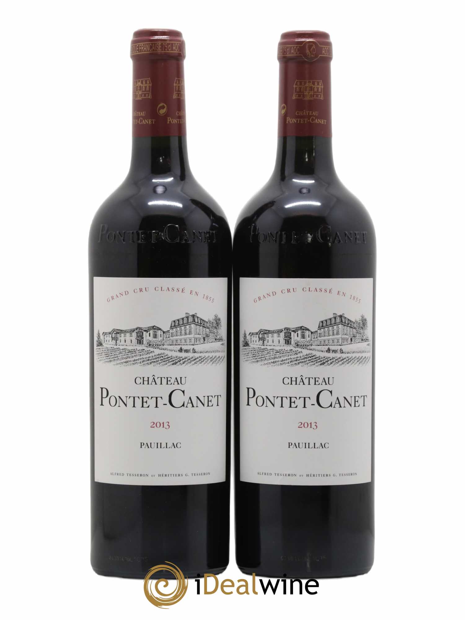 Château Pontet Canet 5ème Grand Cru Classé 2013 - Lot de 2 bouteilles - 0