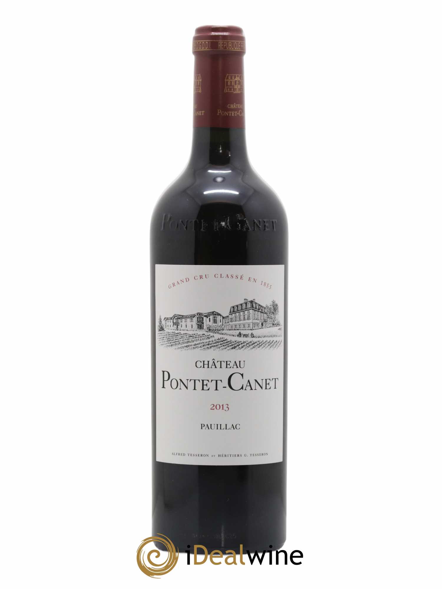 Château Pontet Canet 5ème Grand Cru Classé 2013 - Lot de 1 bouteille - 0