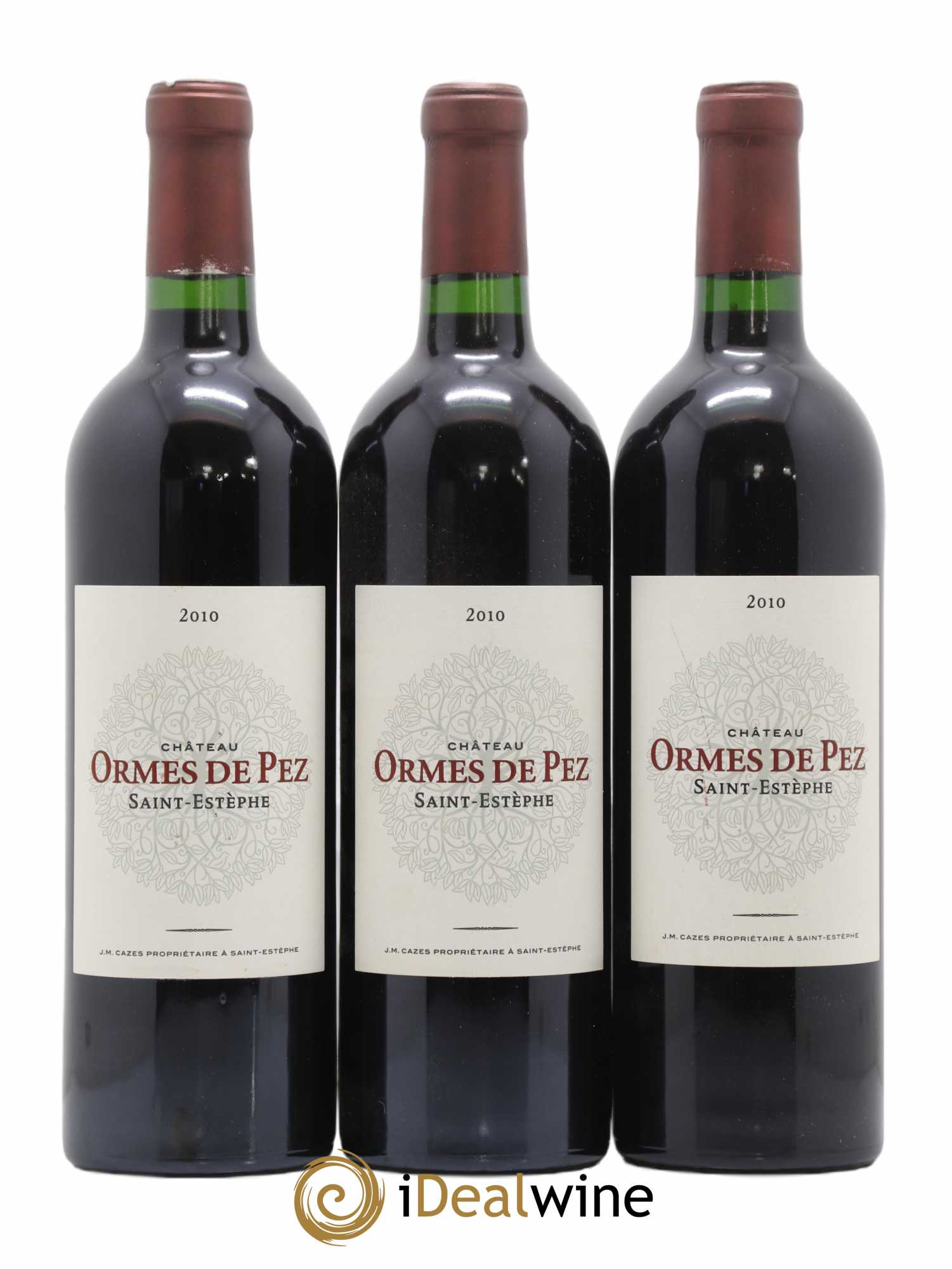 Château les Ormes de Pez 2010 - Lot de 3 bouteilles - 0