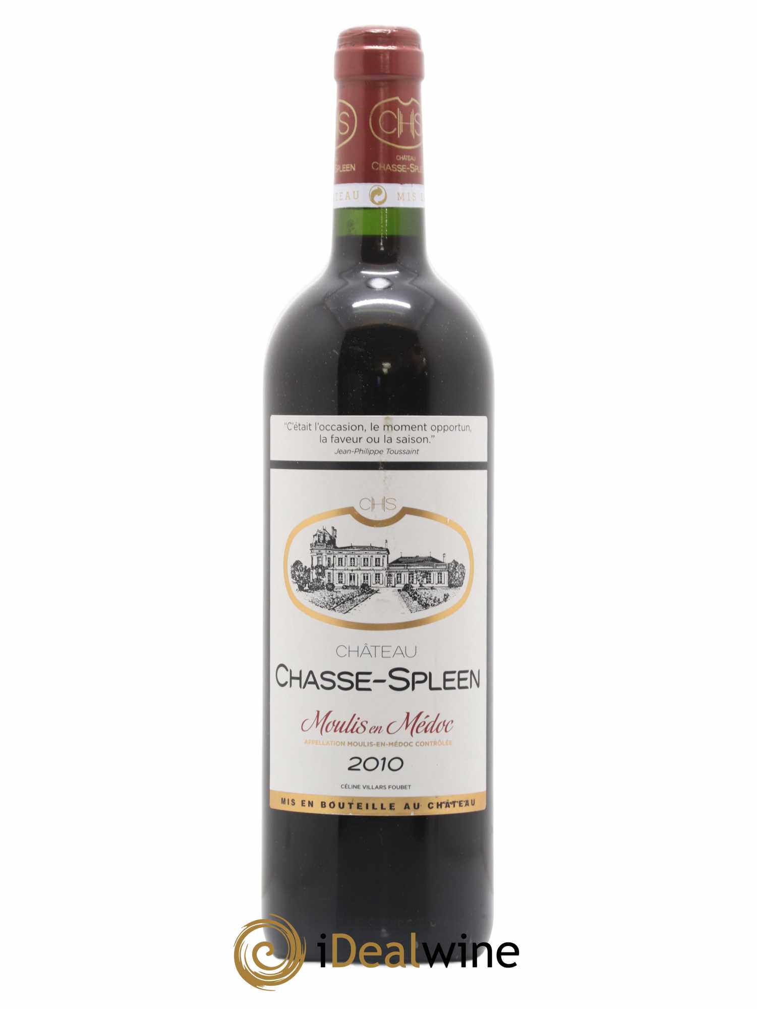 Château Chasse Spleen 2010 - Lot de 1 bouteille - 0