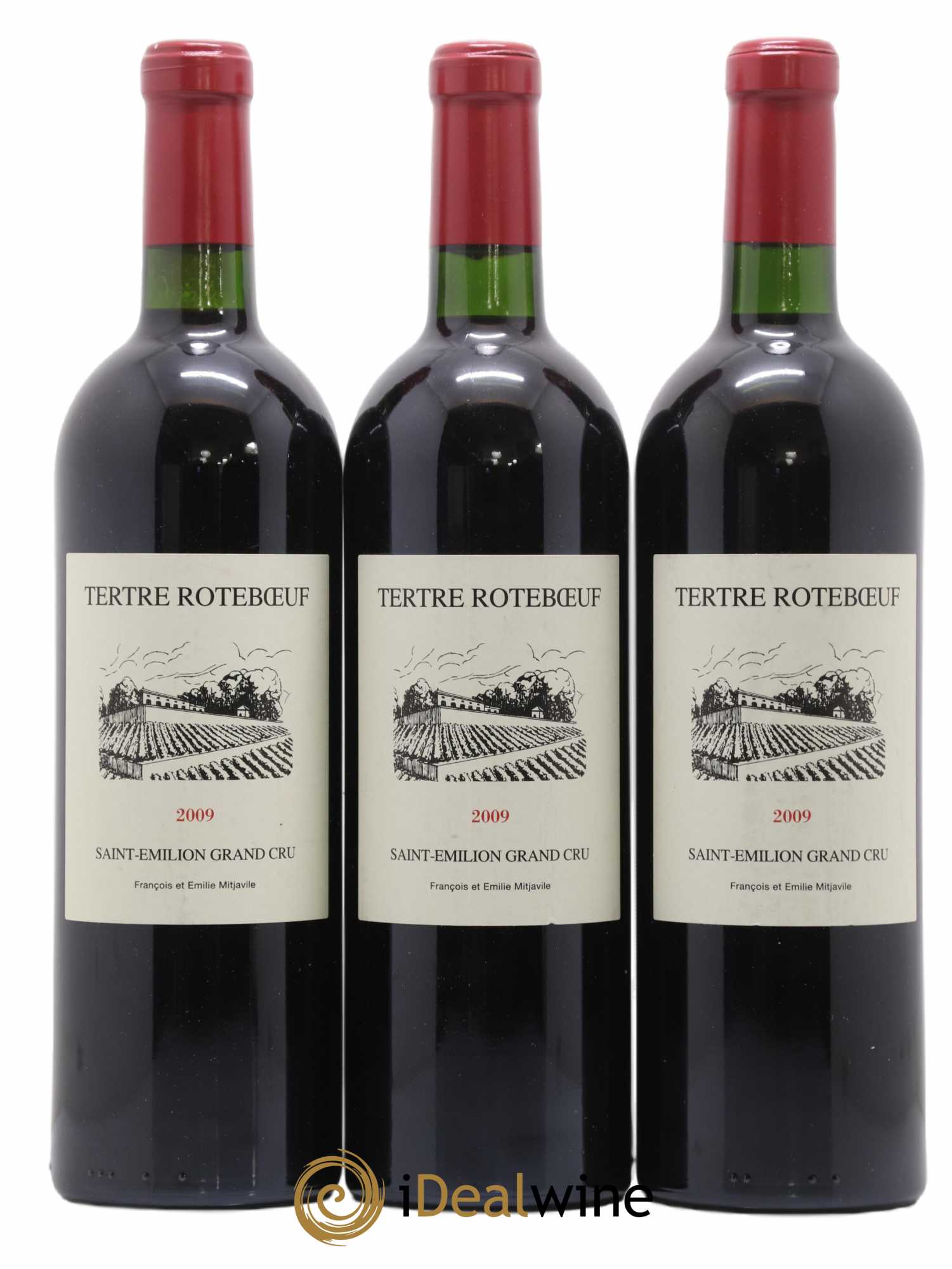 Château Tertre Roteboeuf 2009 - Lot de 3 bouteilles - 0