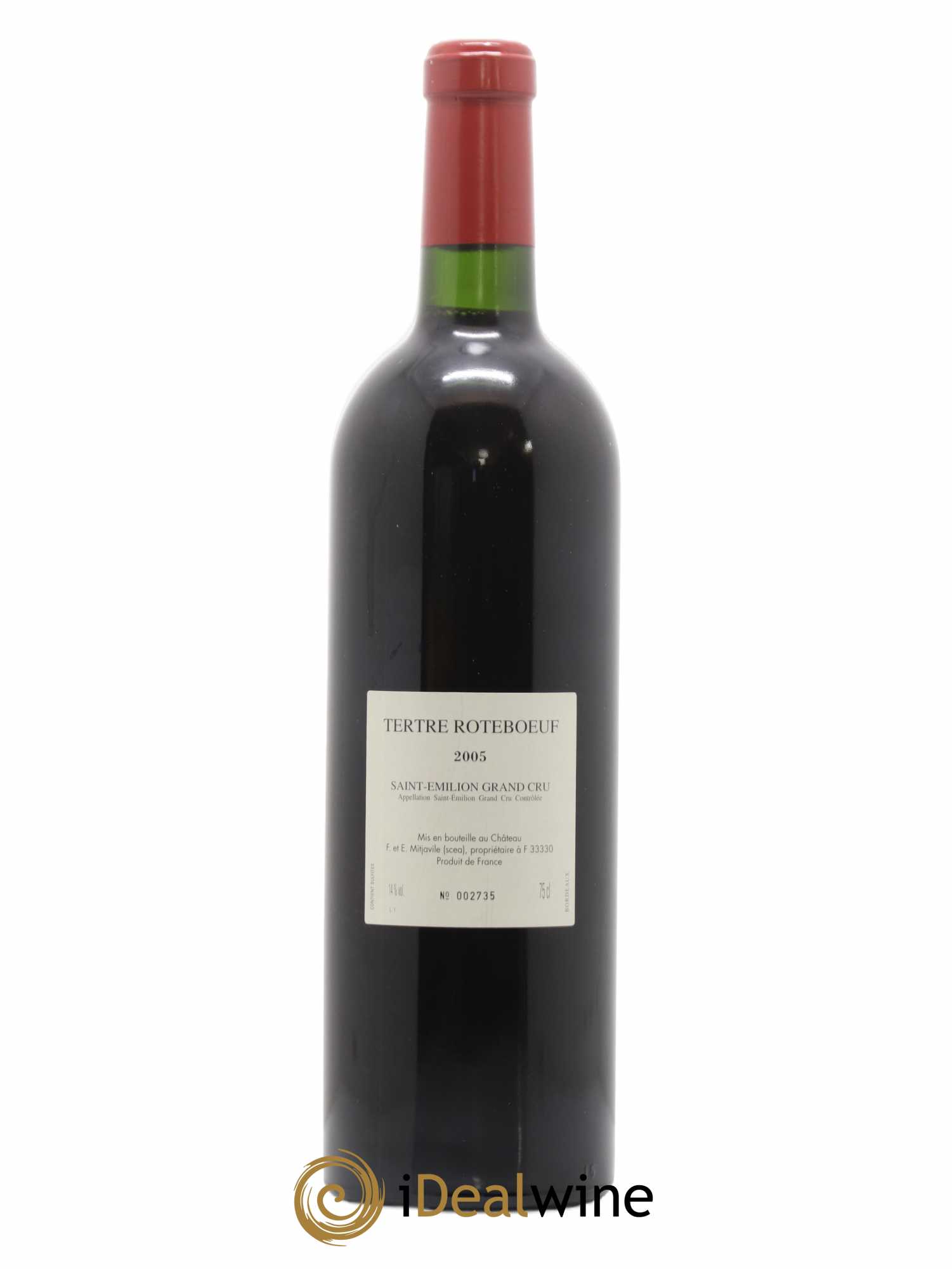 Château Tertre Roteboeuf 2005 - Lot de 1 bouteille - 1