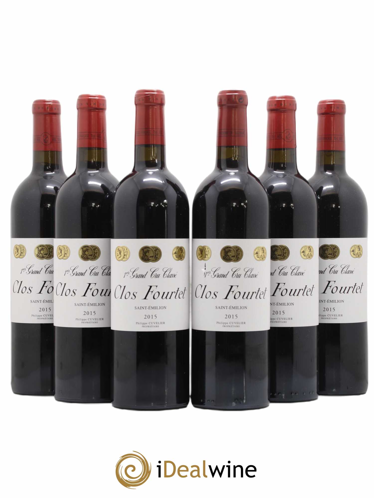 Clos Fourtet 1er Grand Cru Classé B 2015 - Lot de 6 bouteilles - 0