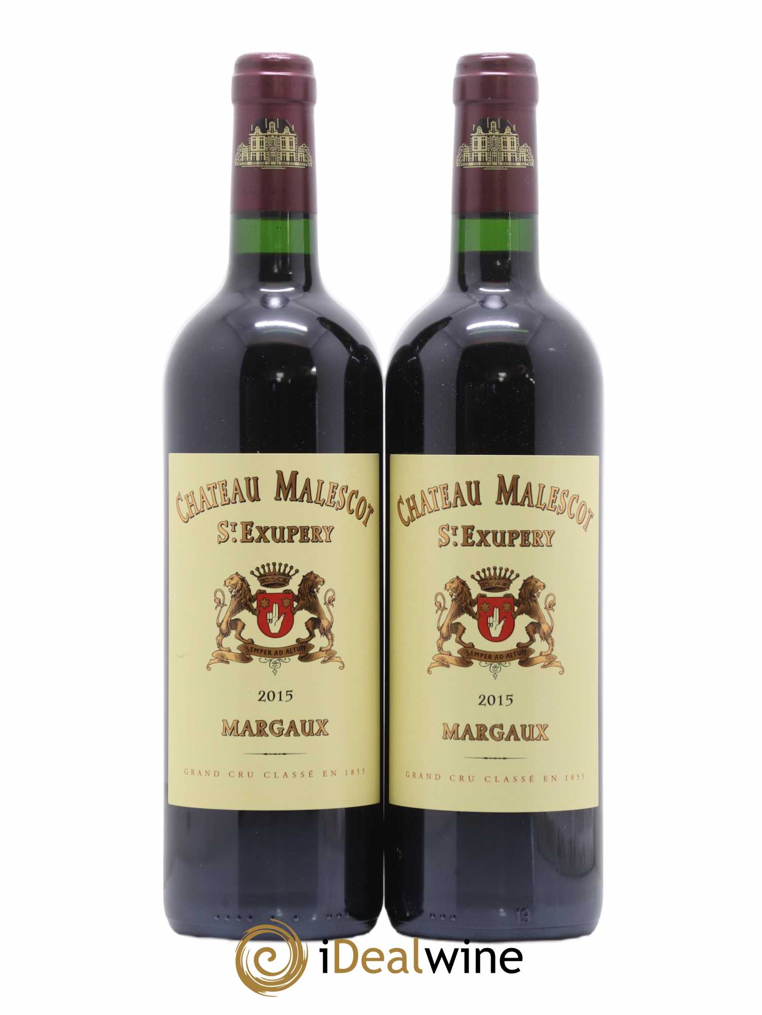 Château Malescot Saint-Exupéry 3ème Grand Cru Classé (sans prix de réserve) 2015 - Lot de 2 bouteilles - 0