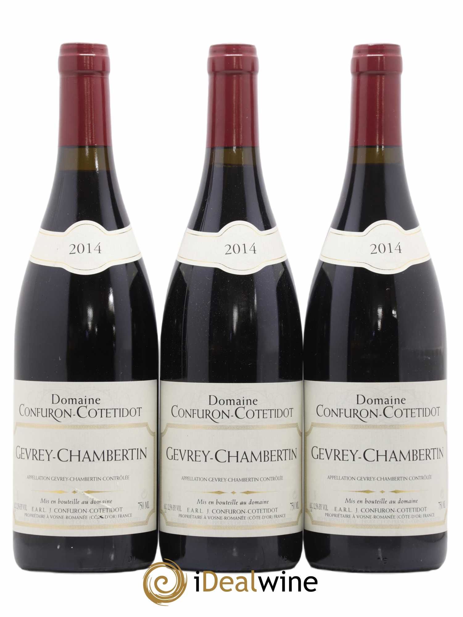 Gevrey-Chambertin Confuron-Cotetidot 2014 - Lot de 3 bouteilles - 0
