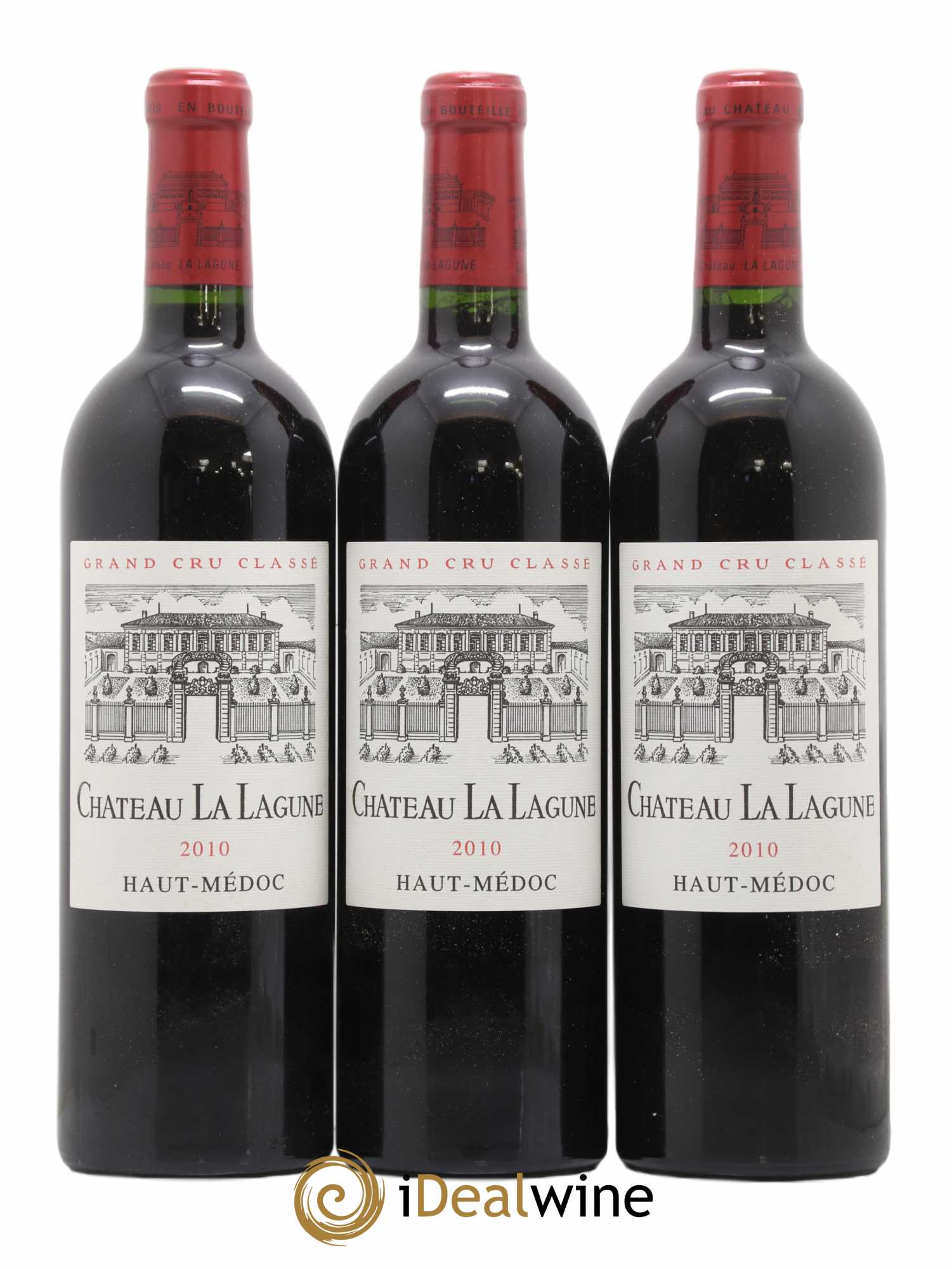 Château la Lagune 3ème Grand Cru Classé 2010 - Lot de 3 bouteilles - 0