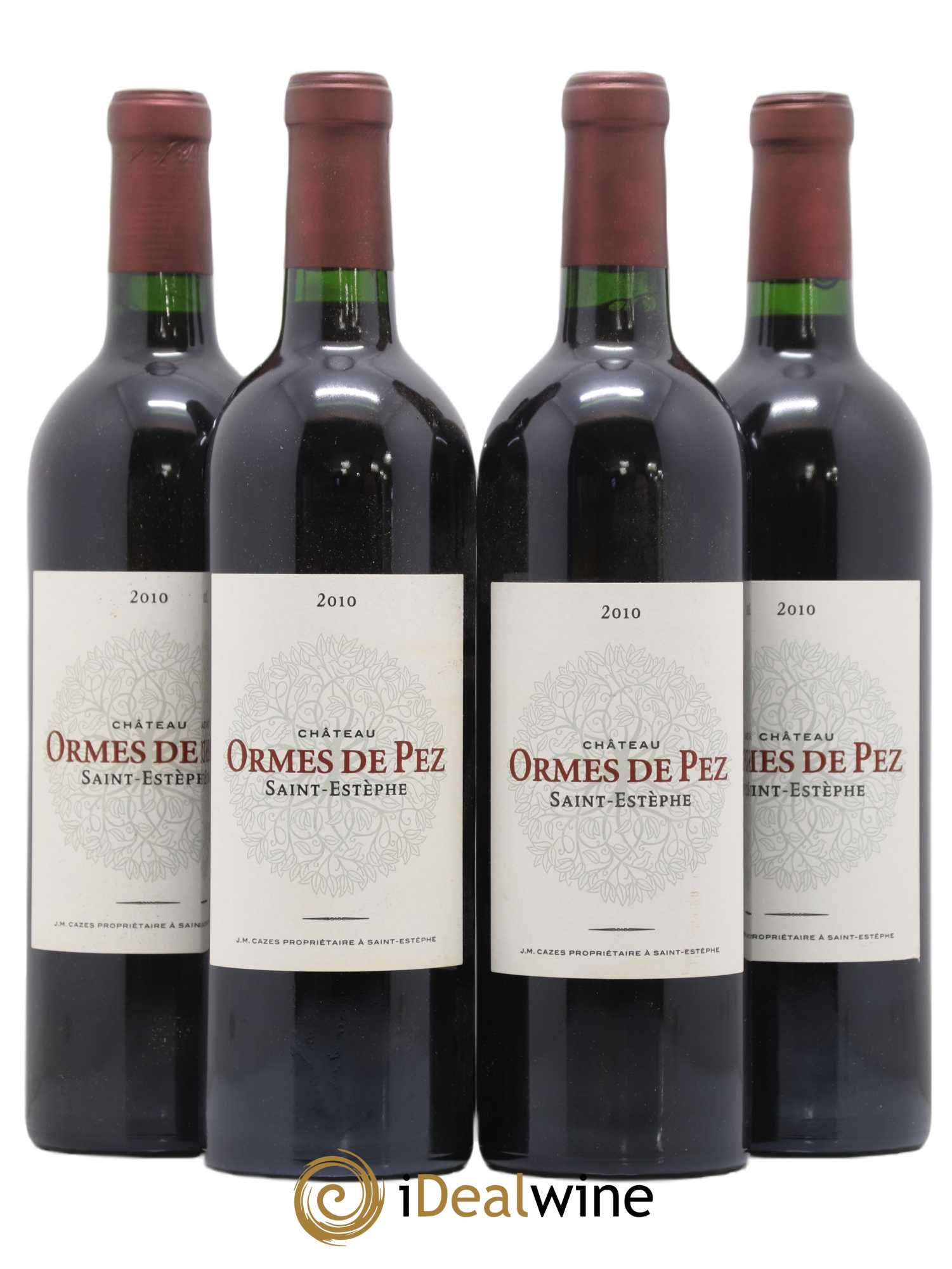 Château les Ormes de Pez 2010 - Lot de 4 bouteilles - 0