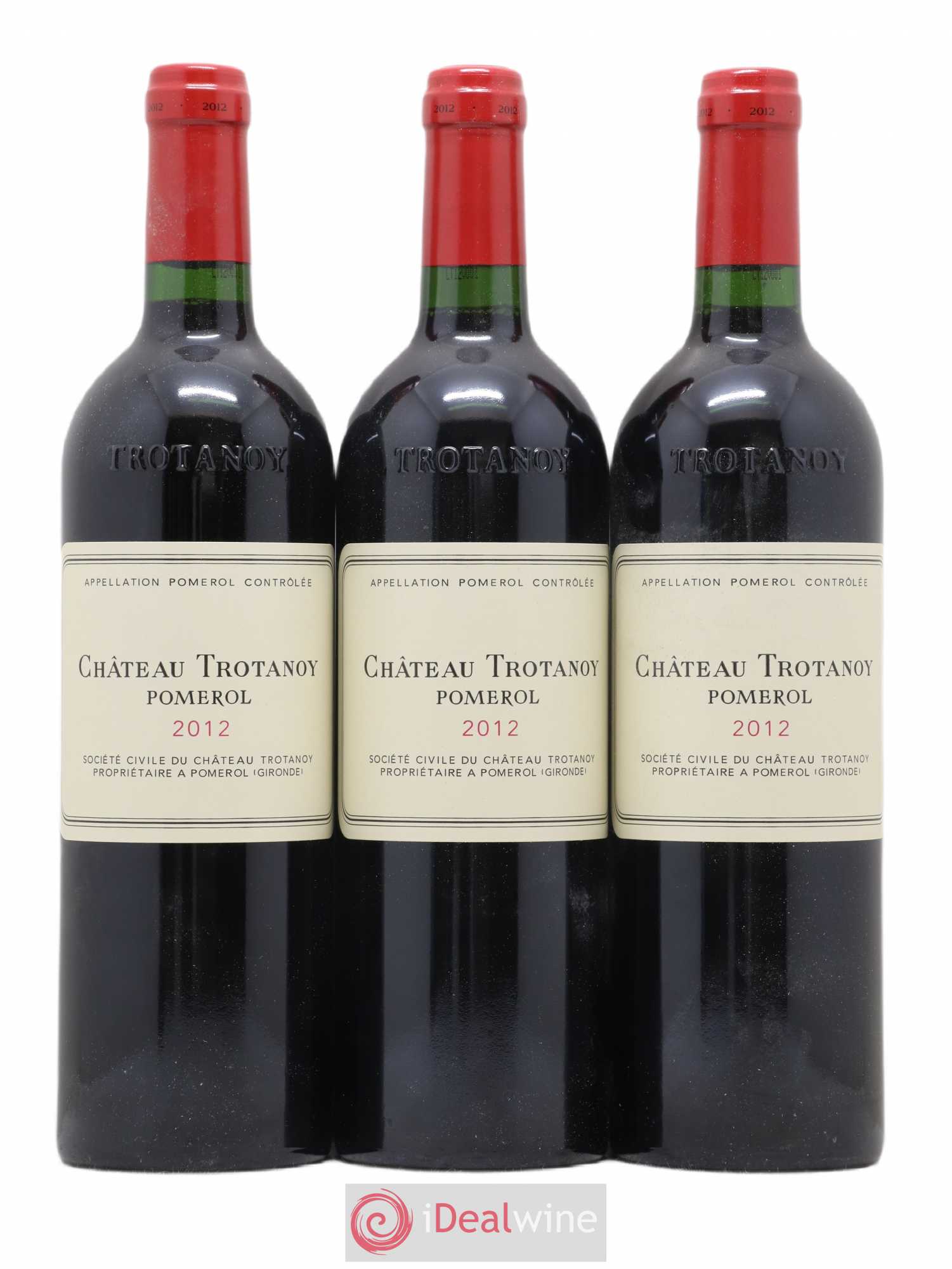 Château Trotanoy 2012 - Lot de 3 bouteilles - 0
