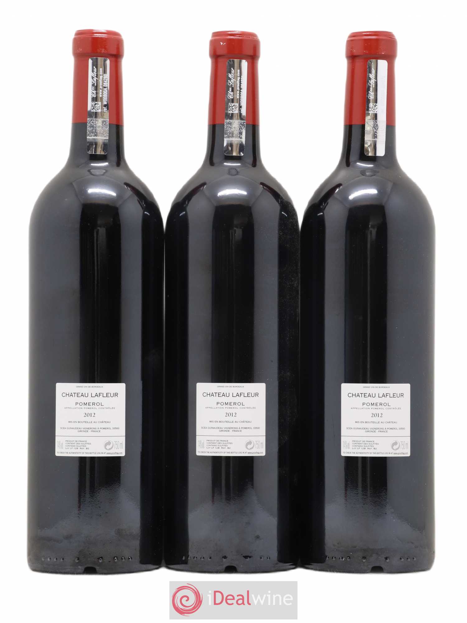 Château Lafleur 2012 - Lot de 3 bouteilles - 1