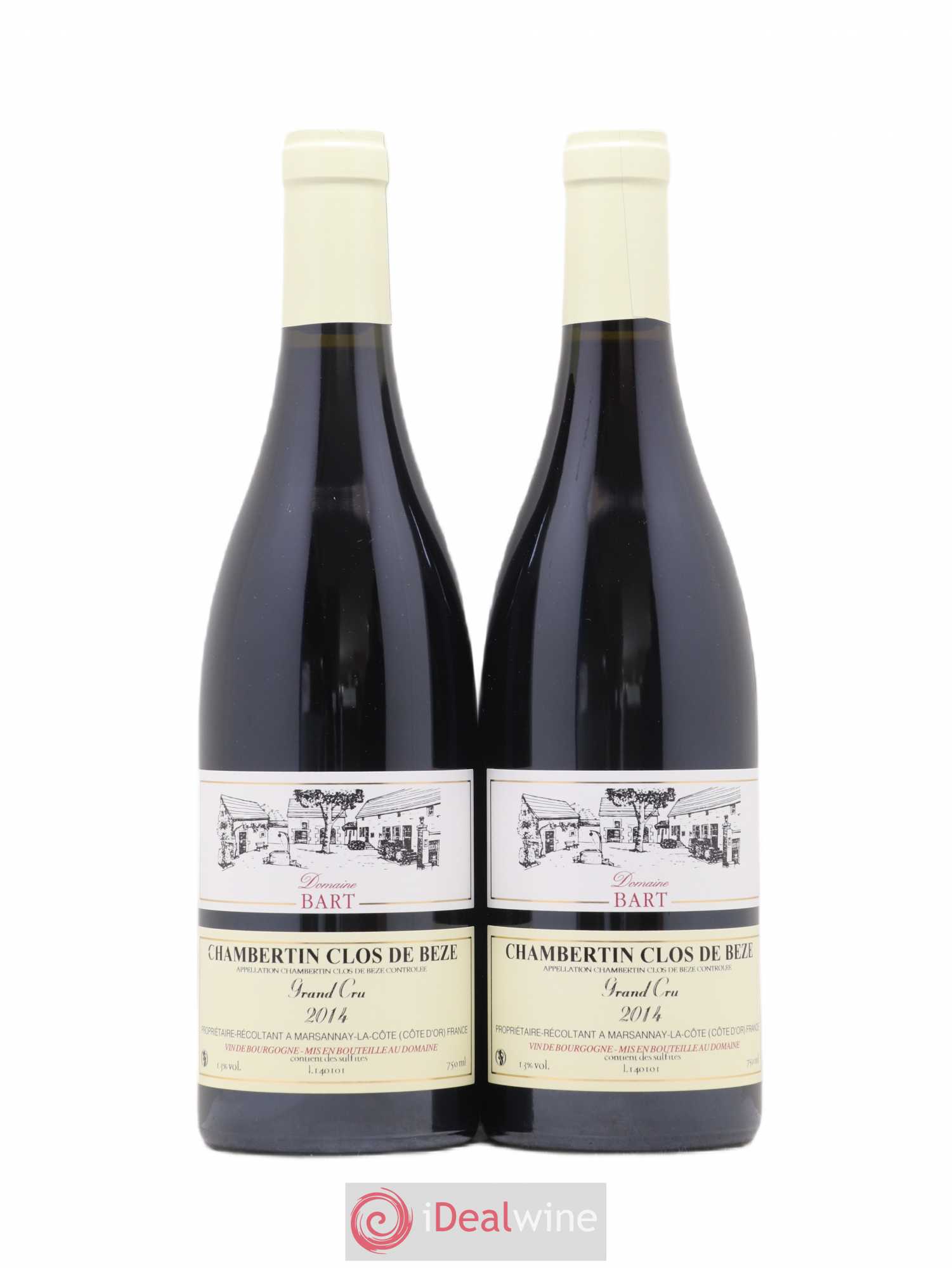Chambertin Clos de Bèze Grand Cru Bart (Domaine) 2014 - Lot de 2 bouteilles - 0