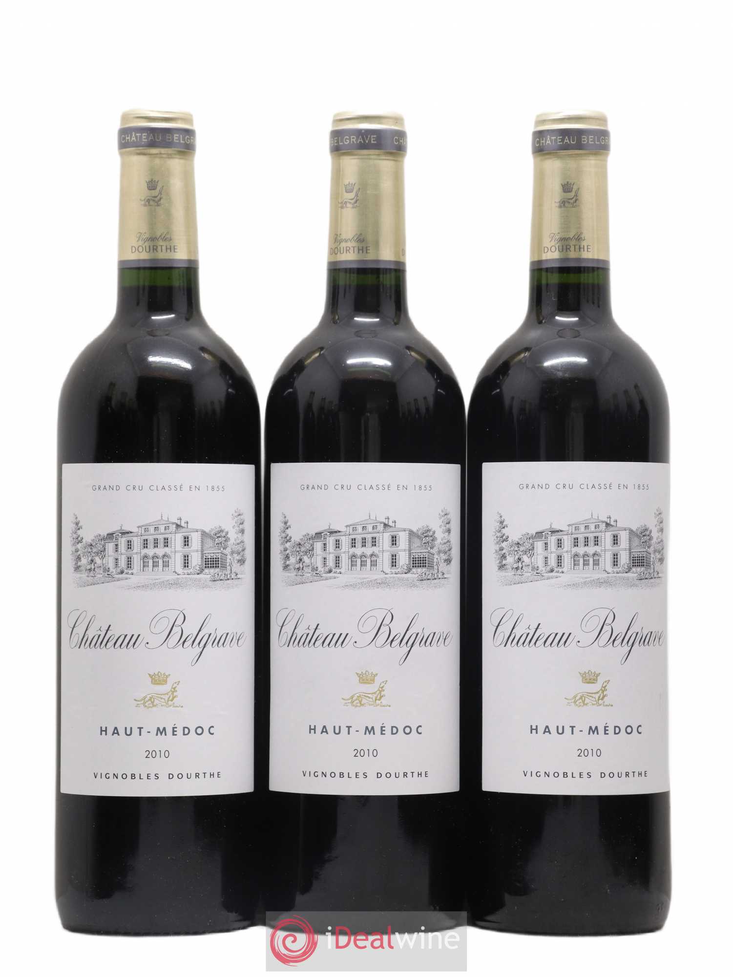 Château Belgrave 5ème Grand Cru Classé 2010 - Lot de 12 bouteilles - 1