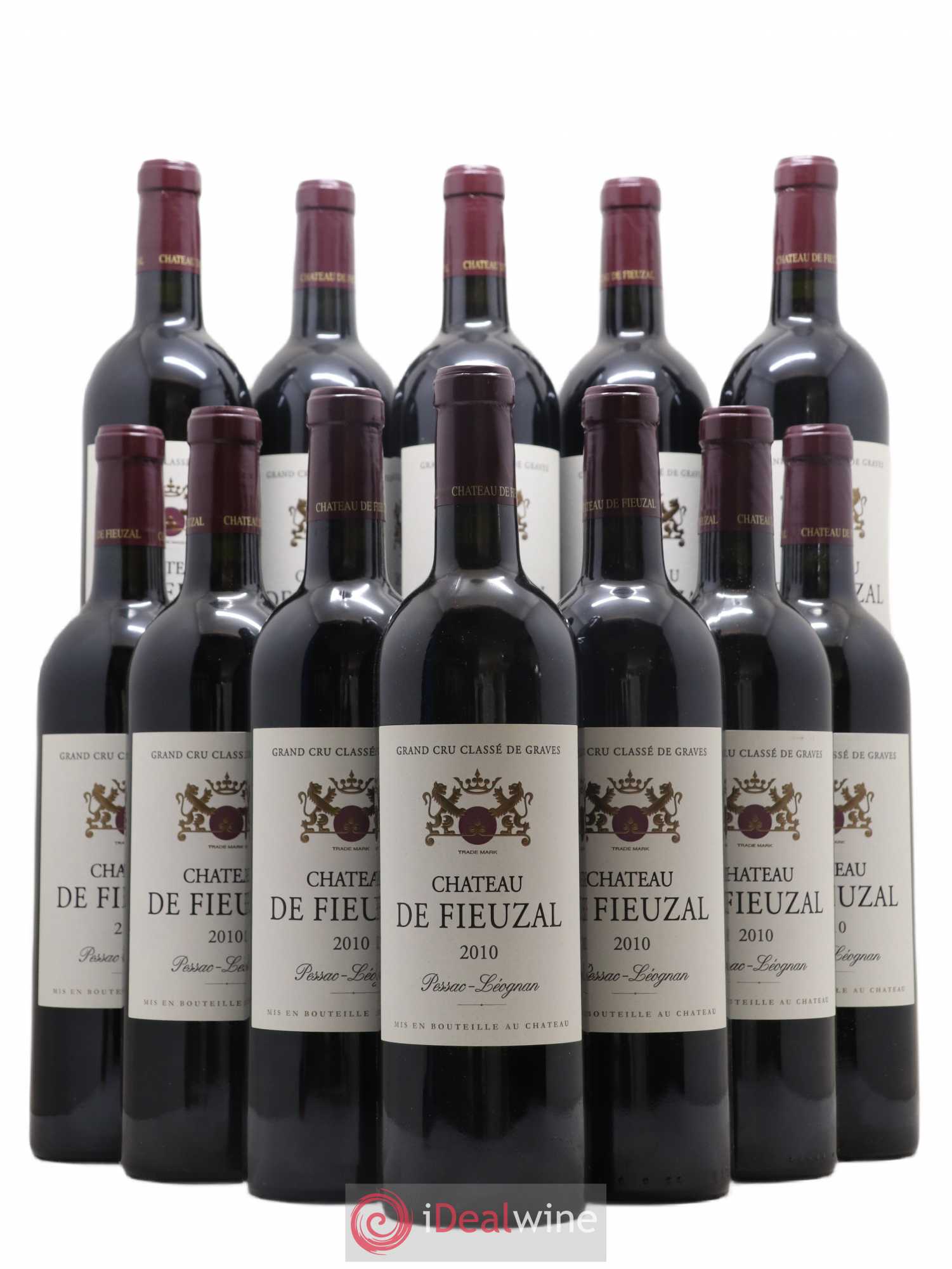 Château de Fieuzal Cru Classé de Graves 2010 - Lot de 12 bouteilles - 0