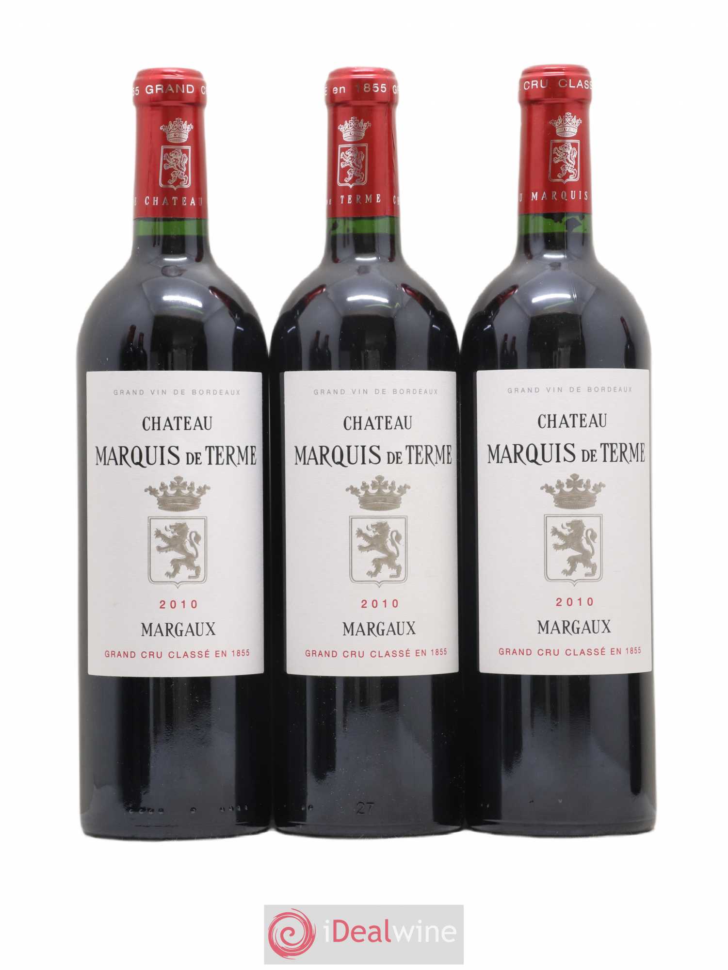 Château Marquis de Terme 4ème Grand Cru Classé 2010 - Posten von 12 Flaschen - 3