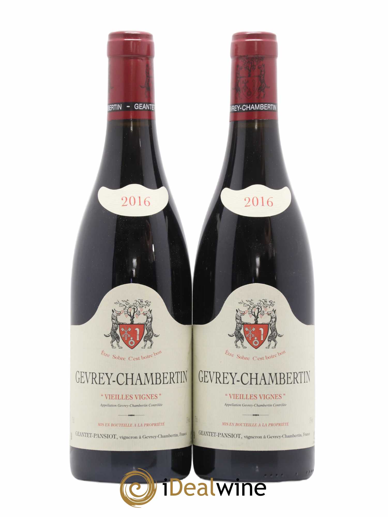 Gevrey-Chambertin Vieilles vignes Geantet-Pansiot 2016 - Lot de 2 bouteilles - 0