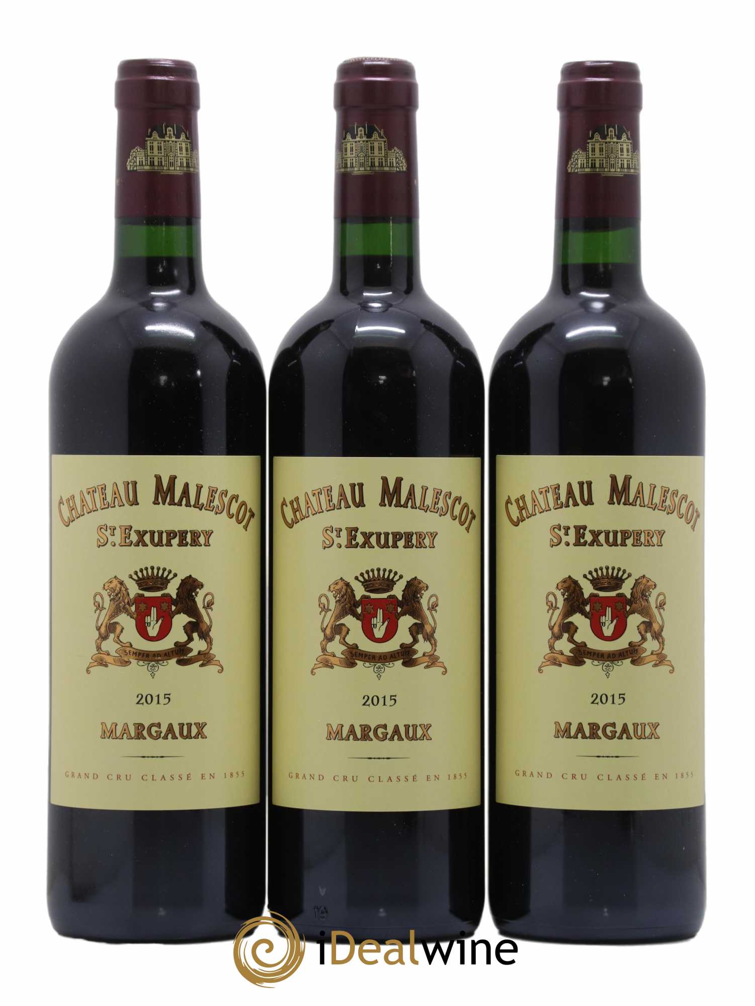 Château Malescot Saint-Exupéry 3ème Grand Cru Classé (sans prix de réserve) 2015 - Lot de 3 bouteilles - 0