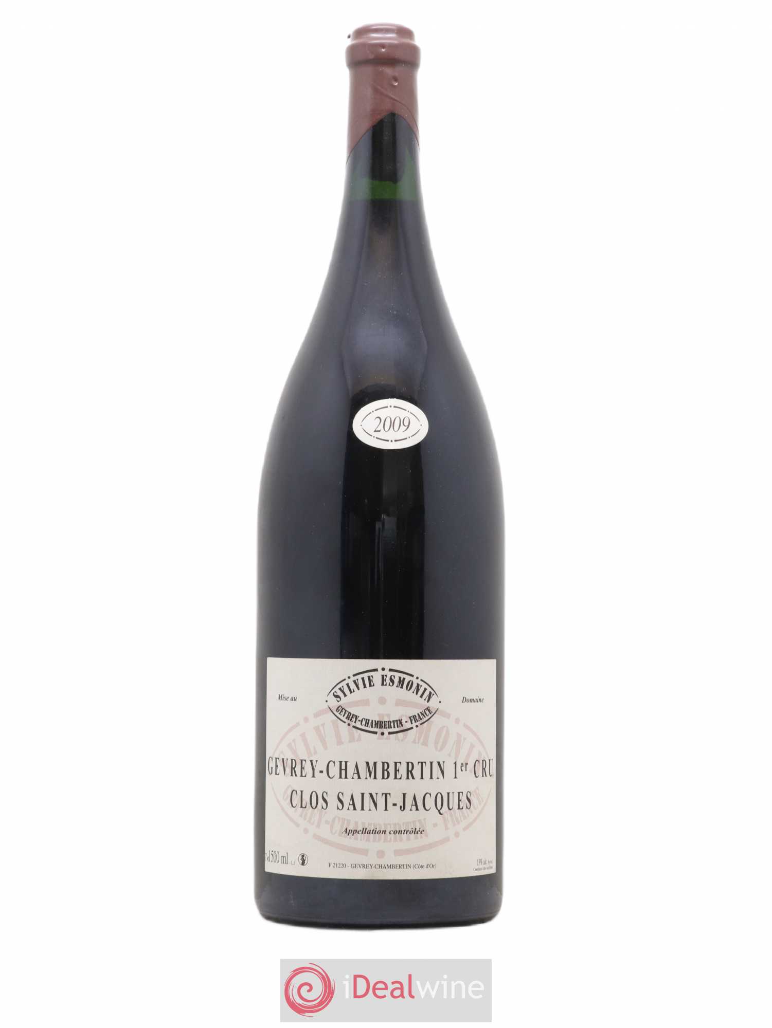 Gevrey-Chambertin 1er Cru Clos Saint Jacques Sylvie Esmonin 2009 - Lot de 1 double magnum - 0