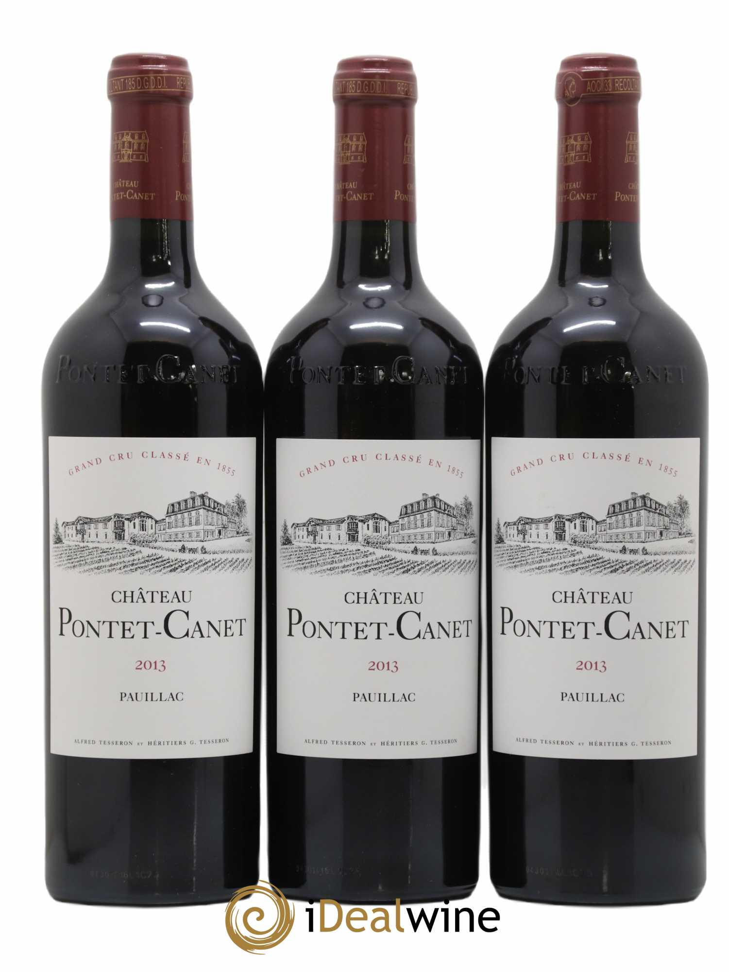 Château Pontet Canet 5ème Grand Cru Classé 2013 - Lot de 6 bouteilles - 2