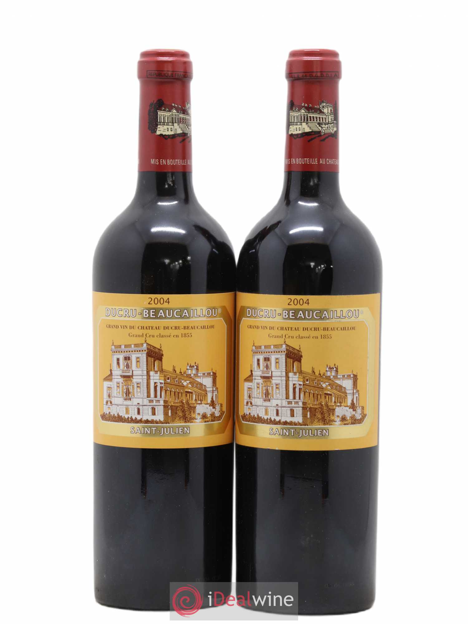 Château Ducru Beaucaillou 2ème Grand Cru Classé 2004 - Lot de 2 bouteilles - 0