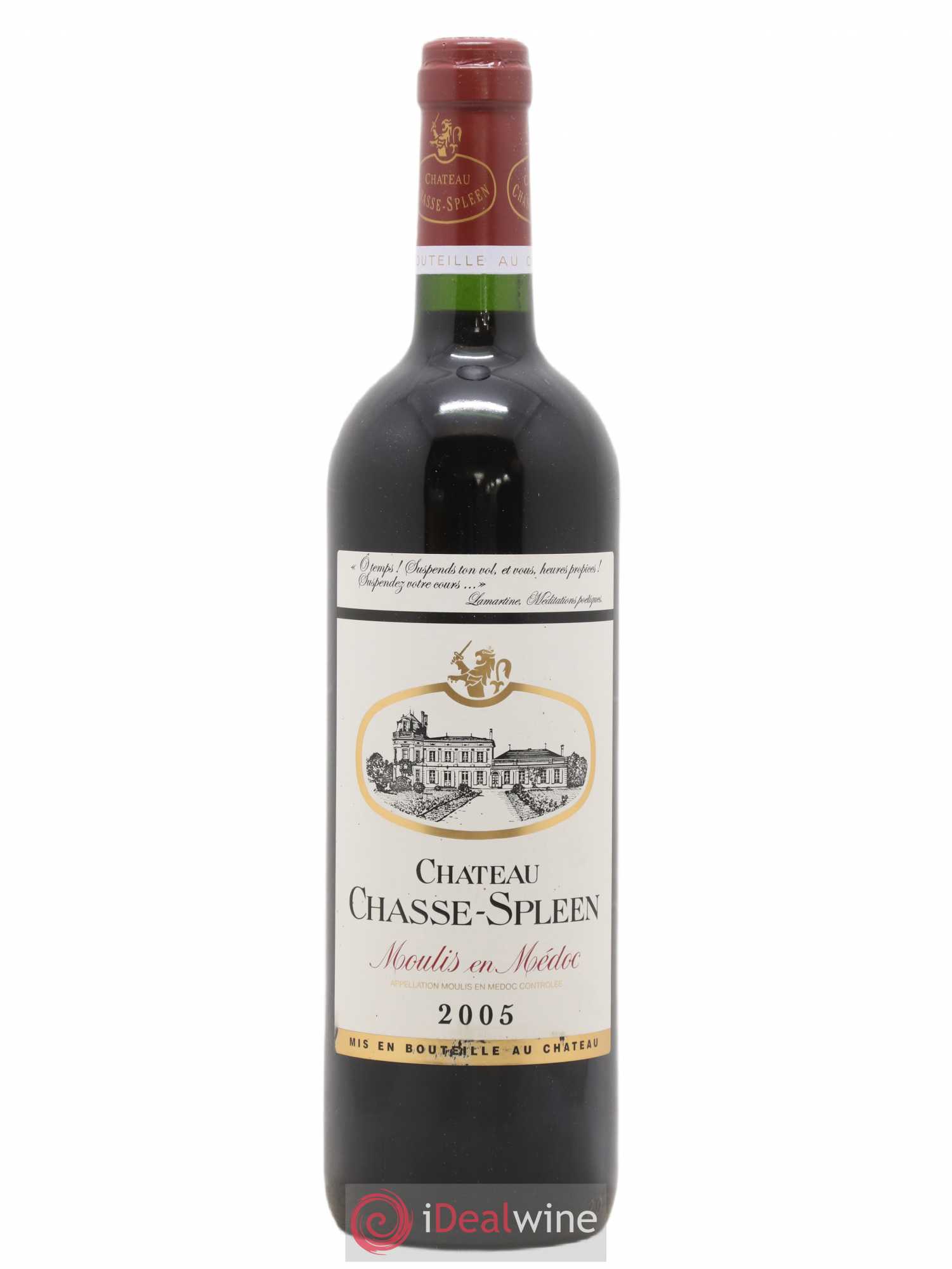 Château Chasse Spleen 2005 - Lot de 1 bouteille - 0