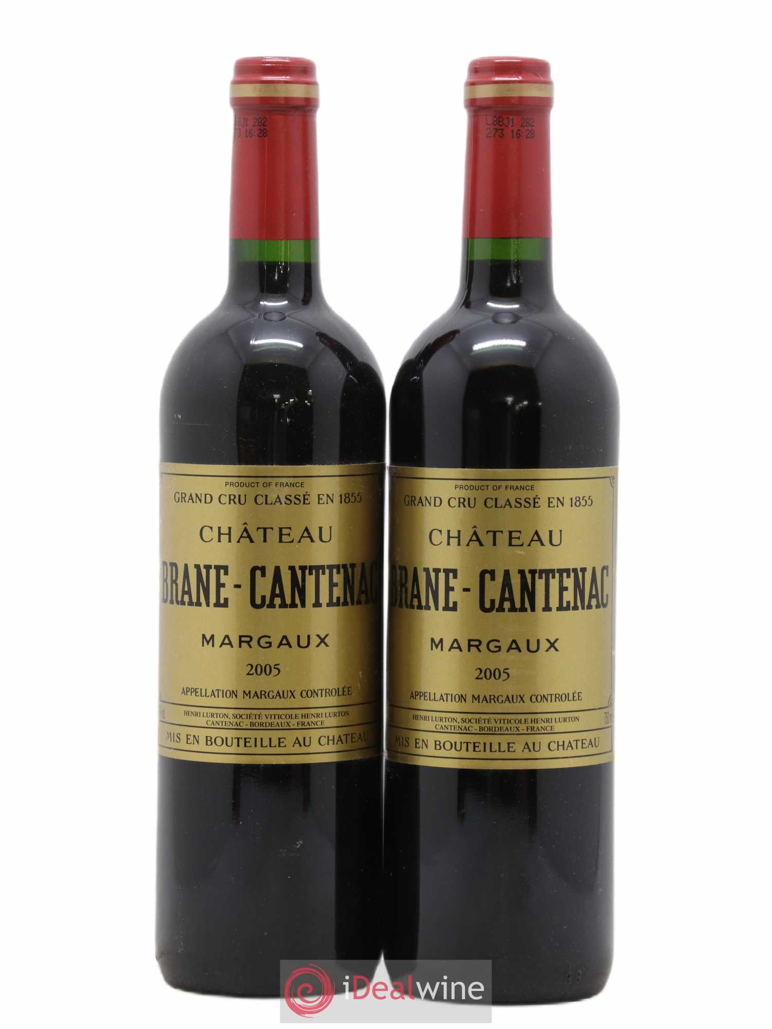 Château Brane Cantenac 2ème Grand Cru Classé 2005 - Lot de 2 bouteilles - 0