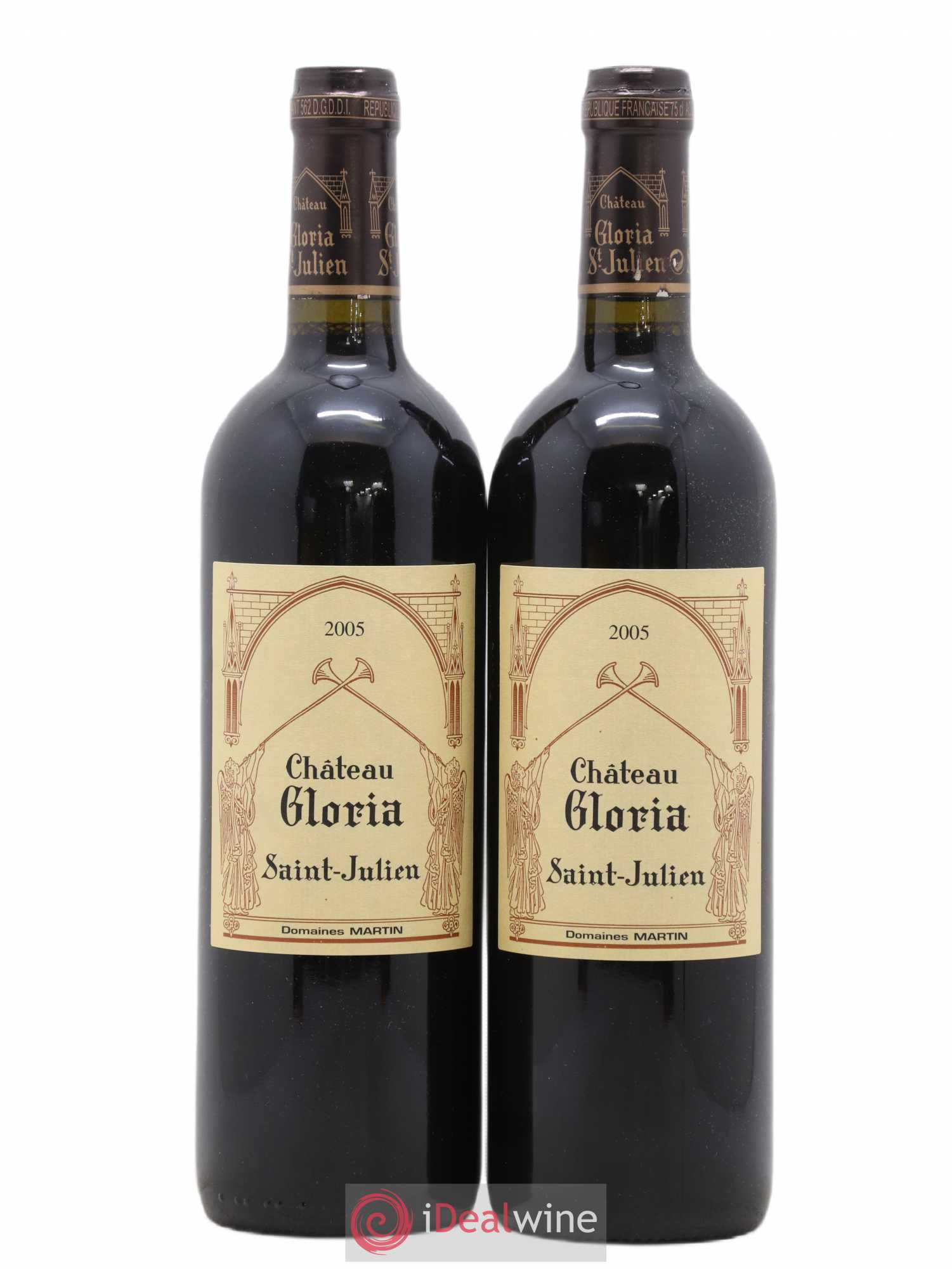 Château Gloria 2005 - Lot de 2 bouteilles - 0