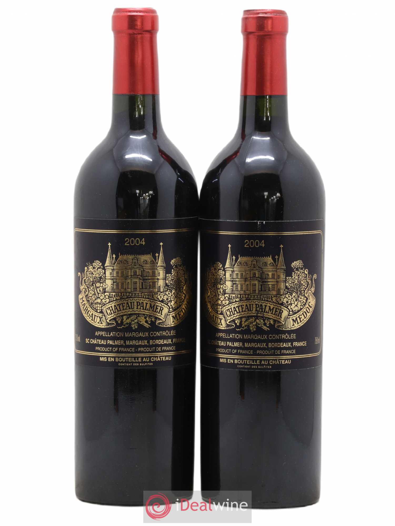 Château Palmer 3ème Grand Cru Classé 2004 - Lot de 2 bouteilles - 0
