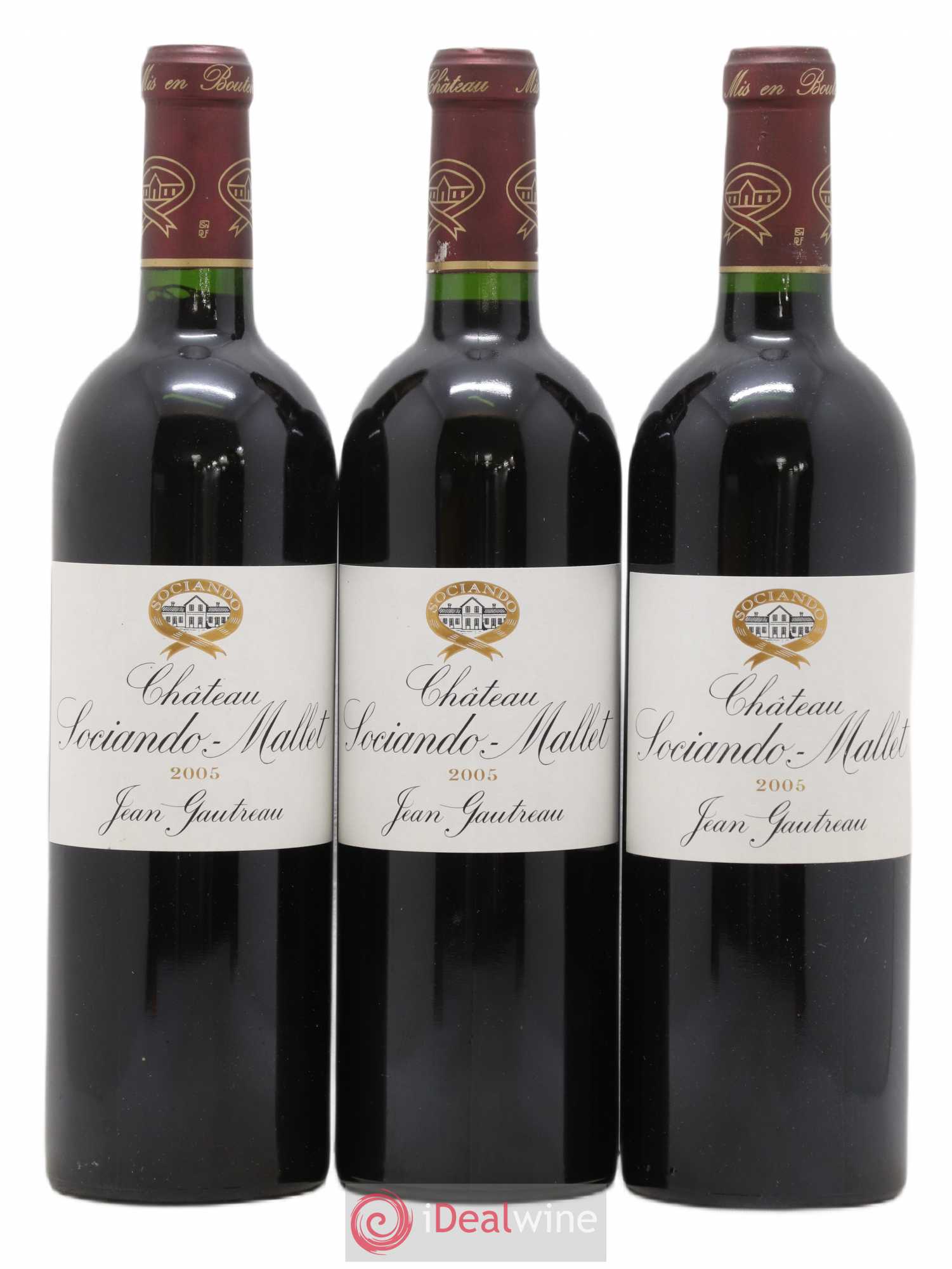 Château Sociando Mallet 2005 - Lot de 6 bouteilles - 2