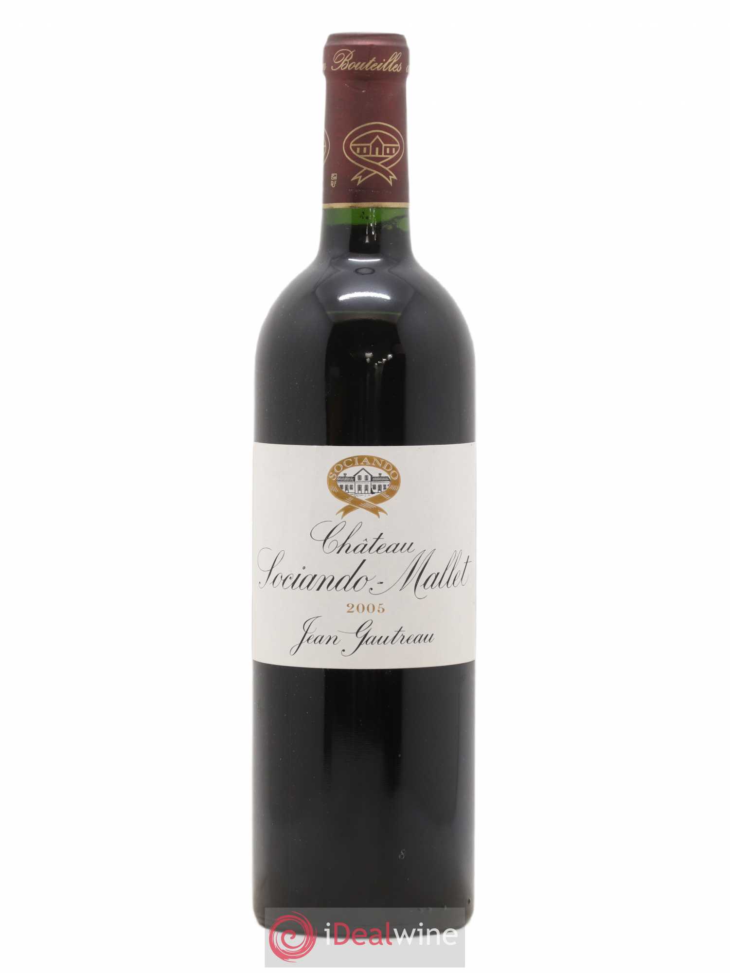 Château Sociando Mallet 2005 - Lot de 1 bouteille - 0