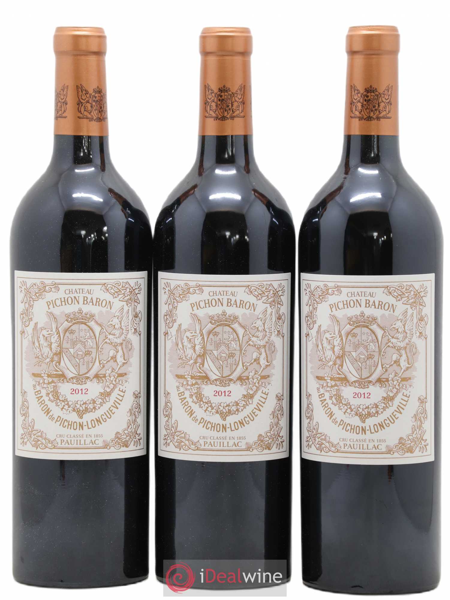 Pichon Longueville Baron 2ème Grand Cru Classé 2012 - Lot de 12 bouteilles - 1