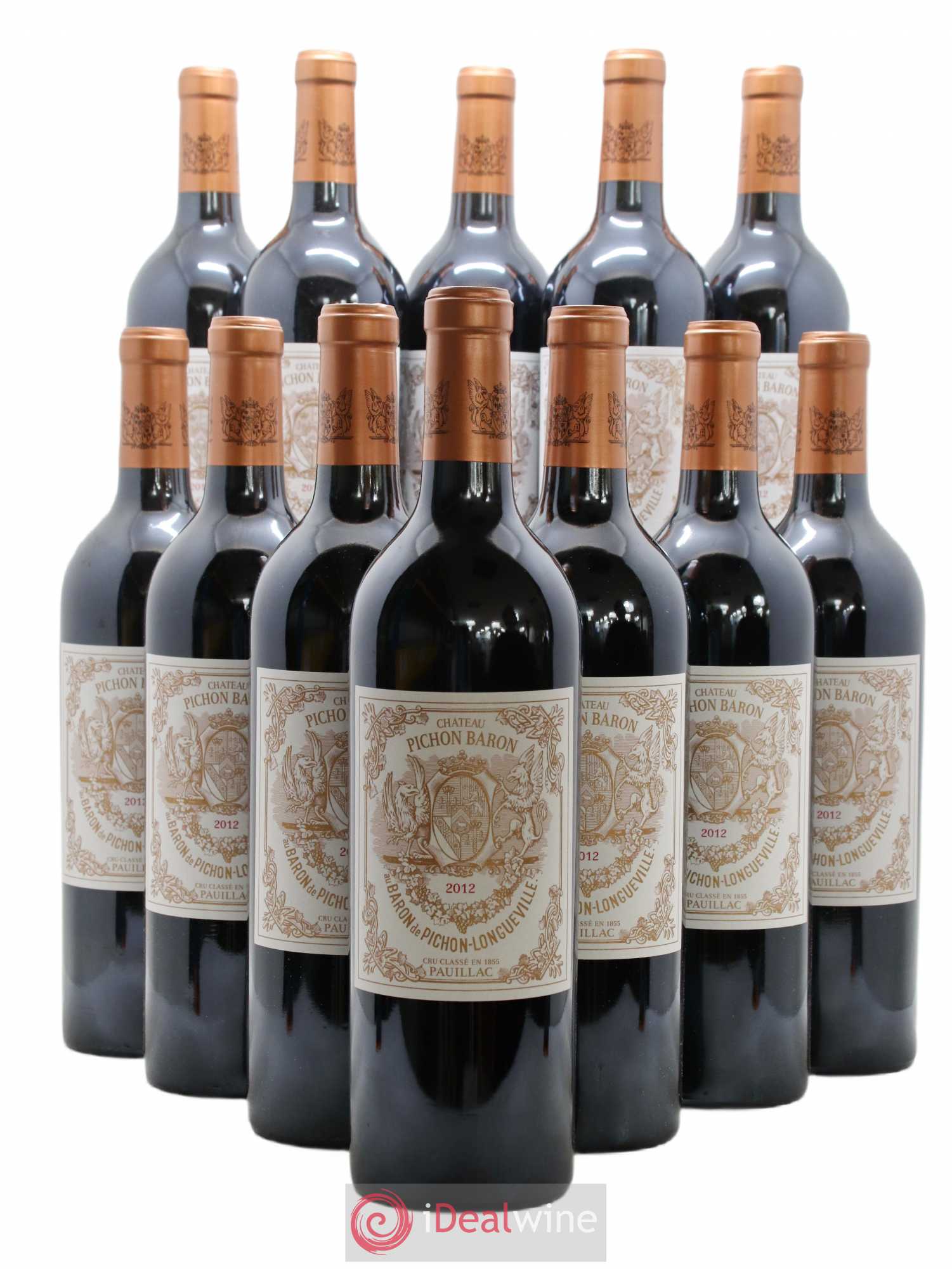 Pichon Longueville Baron 2ème Grand Cru Classé 2012 - Lot de 12 bouteilles - 0