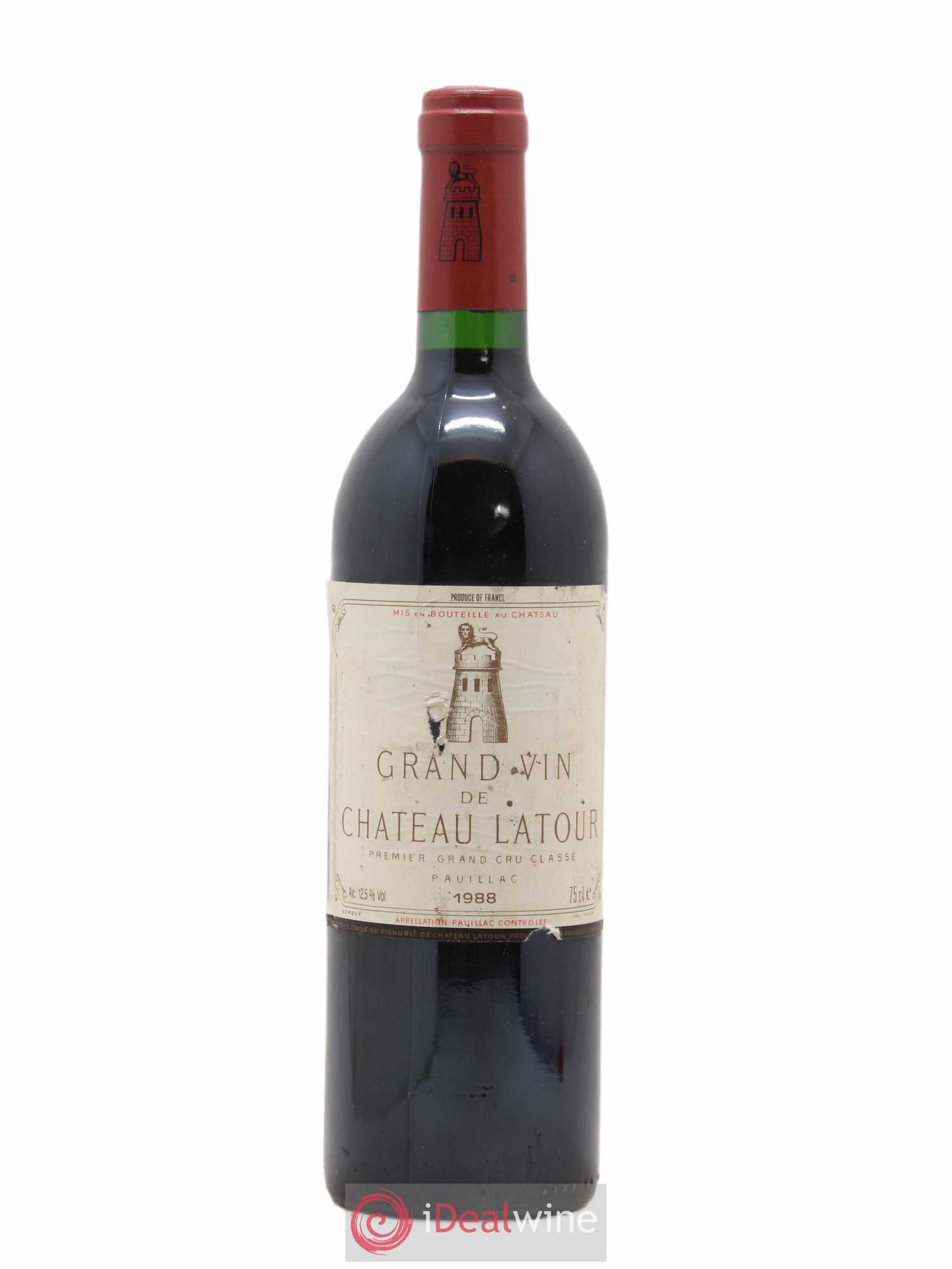 Château Latour 1er Grand Cru Classé 1988 - Lot de 1 bouteille - 0