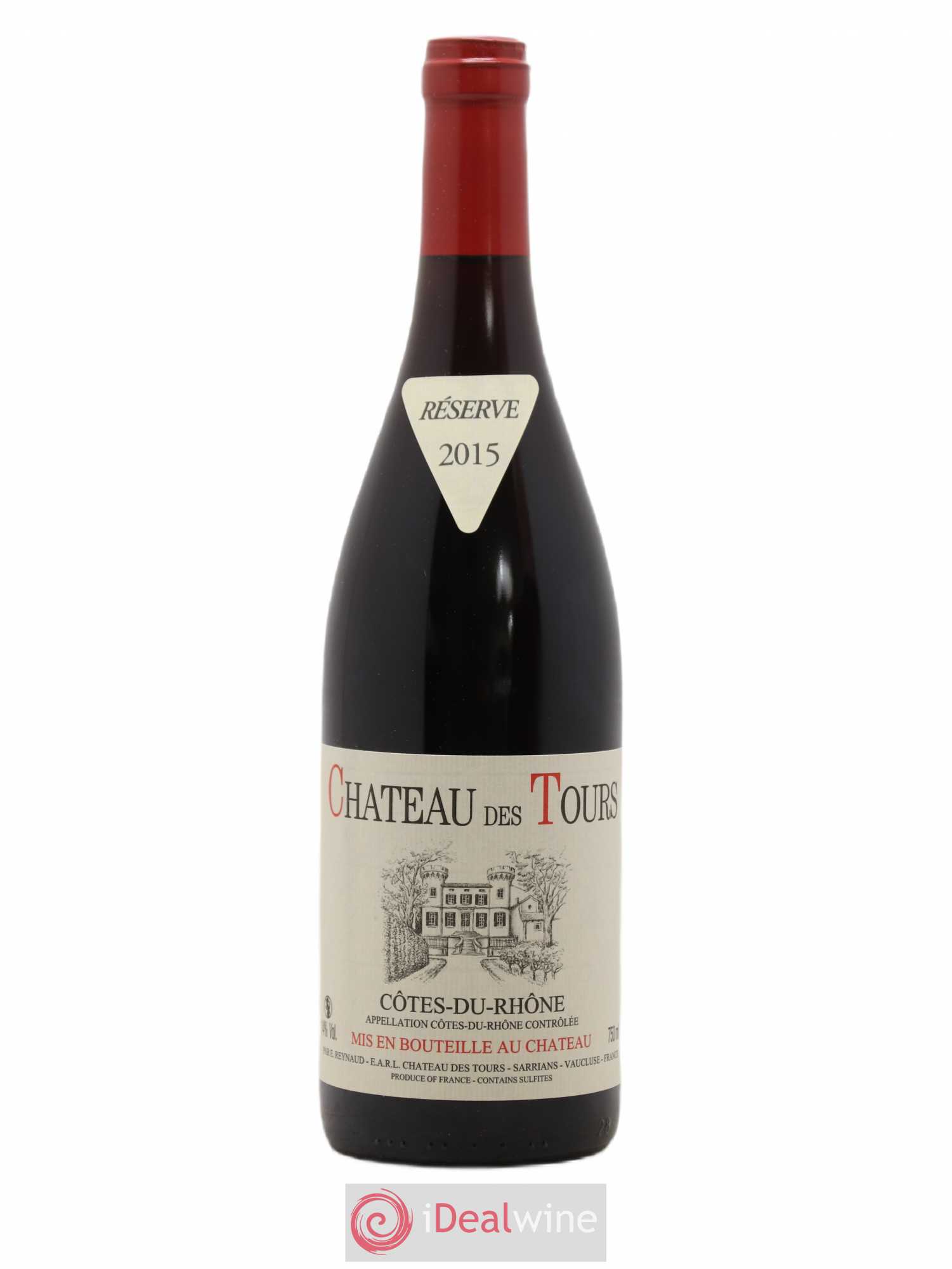 Côtes-du-Rhône Château des Tours Emmanuel Reynaud 2015 - Lot de 1 bouteille - 0