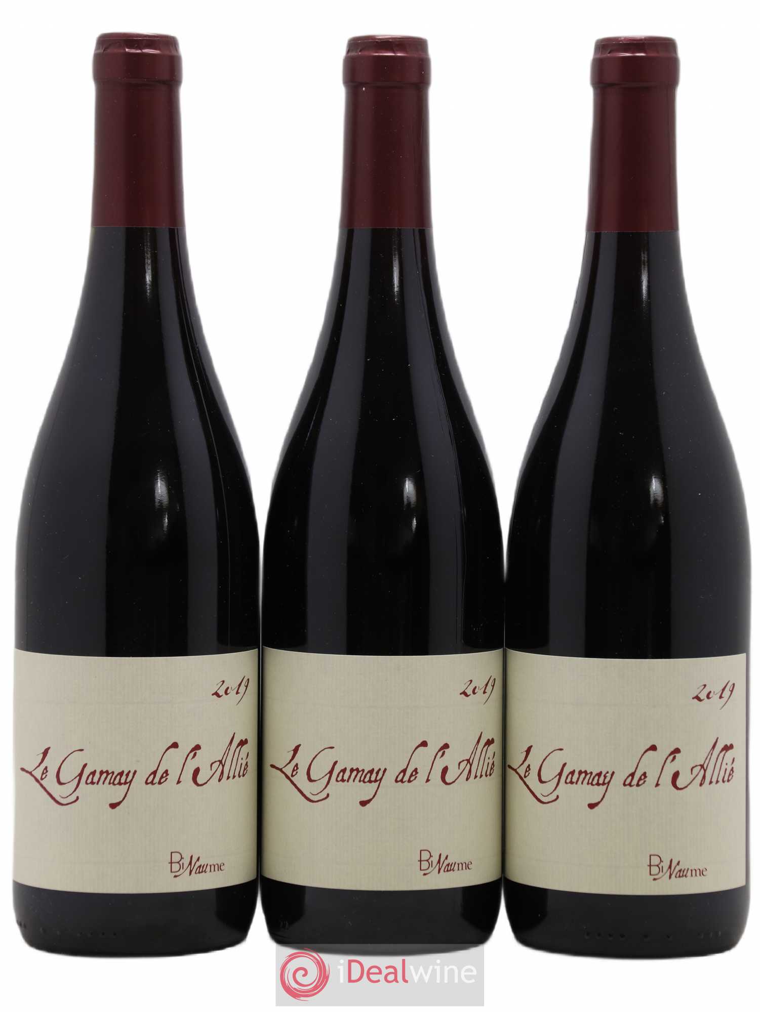 Vin de France Le Gamay de l'Allié Domaine Binaume Bizot-Naudin 2019 - Posten von 3 Flaschen - 0