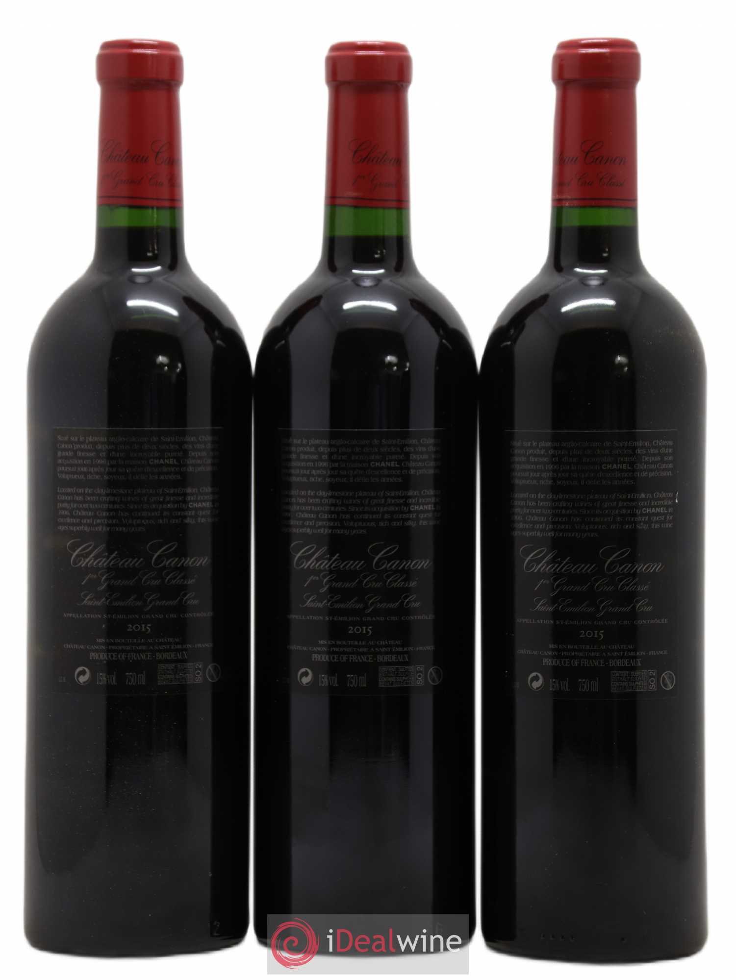 Château Canon 1er Grand Cru Classé B 2015 - Lot de 6 bouteilles - 4