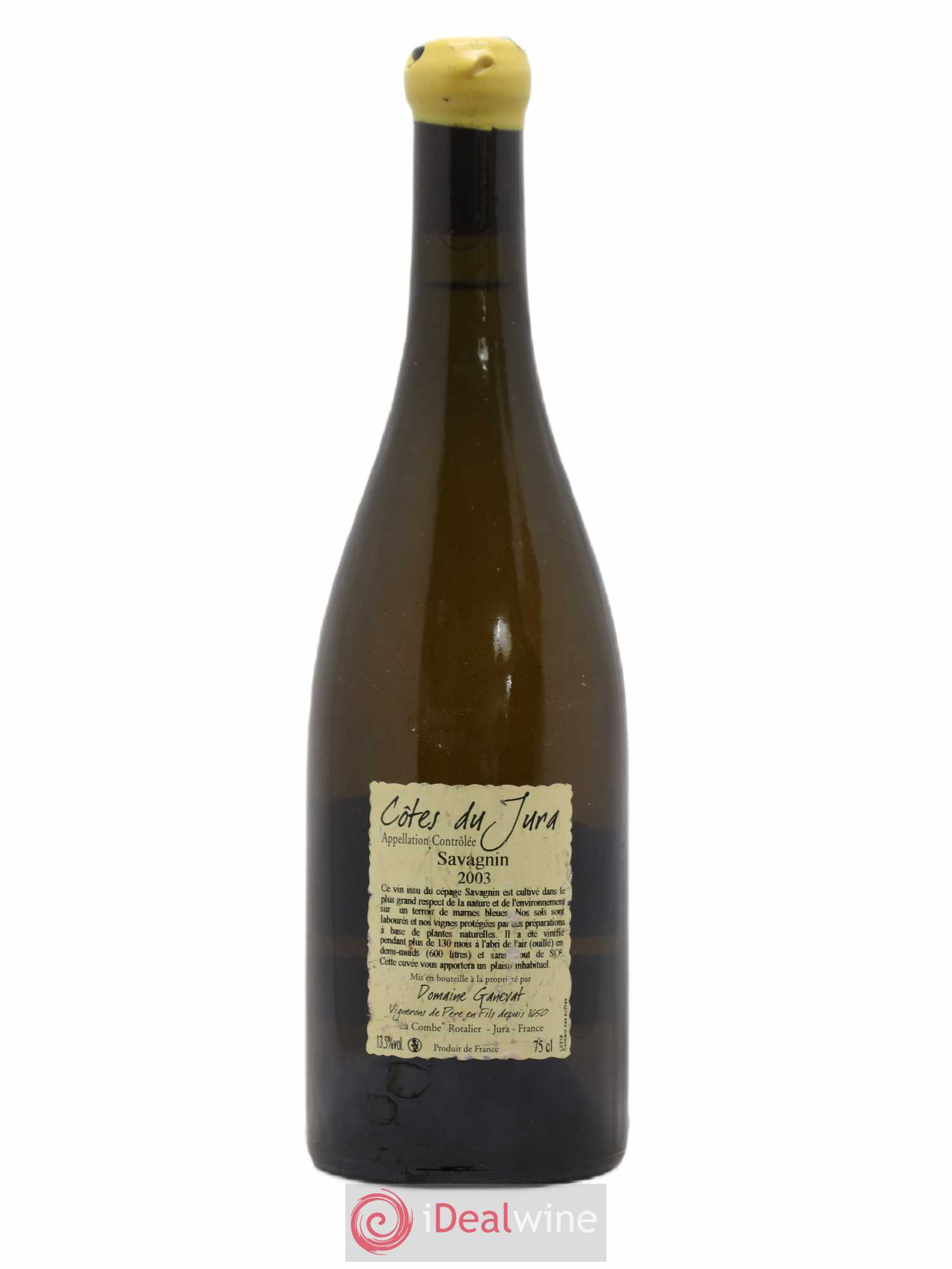 Côtes du Jura Les Vignes de mon Père Jean-François Ganevat (Domaine) 2003 - Lot de 1 bouteille - 1