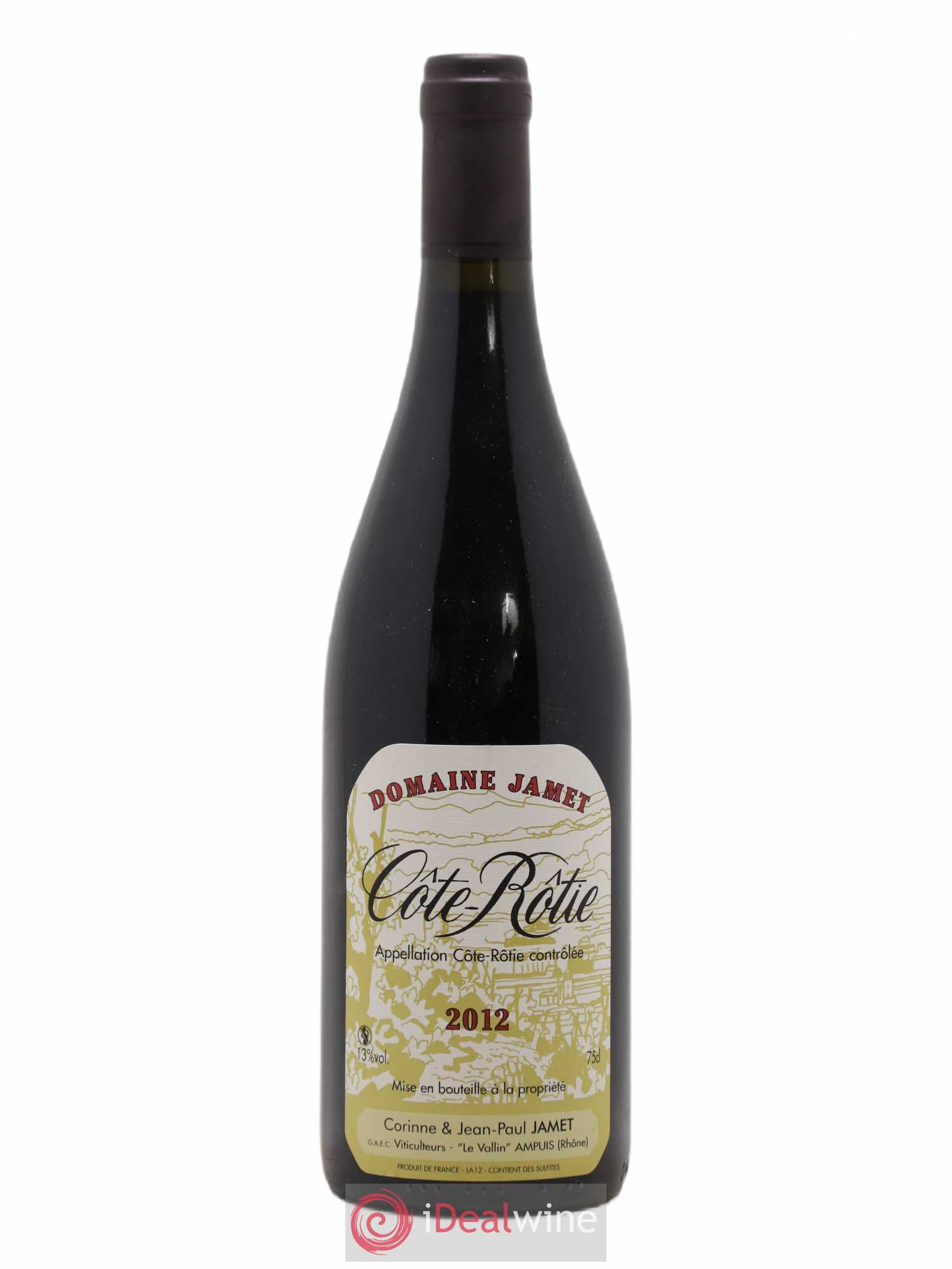 Côte-Rôtie Jamet (Domaine) 2012 - Lot de 1 bouteille - 0