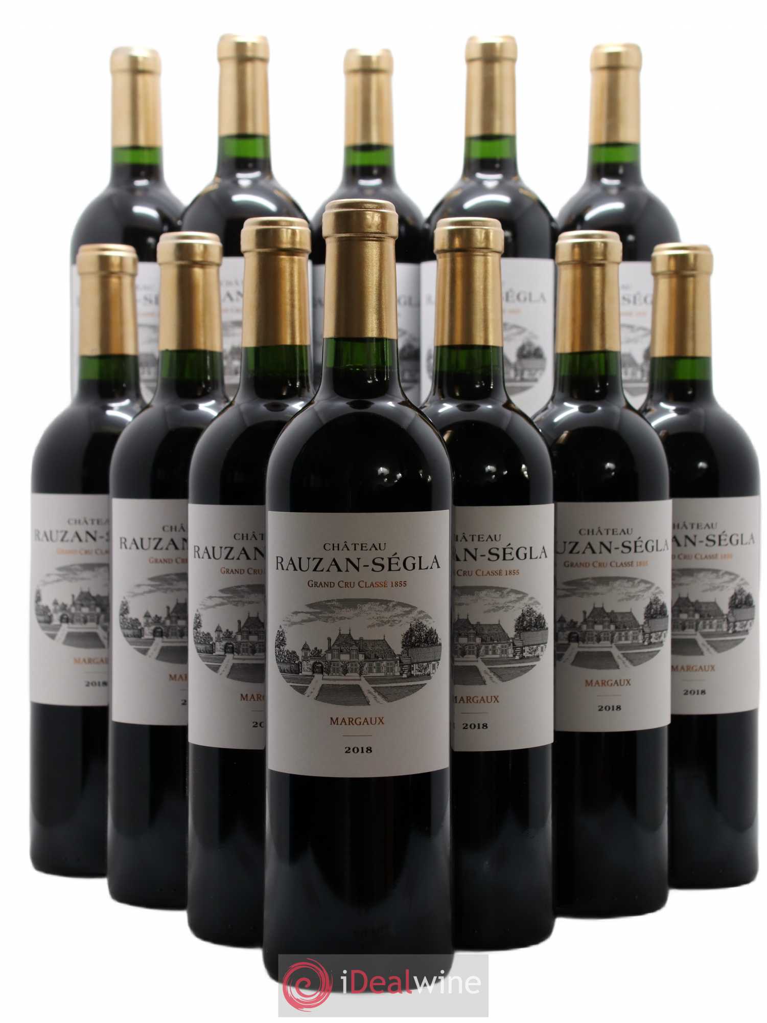 Château Rauzan Ségla Grand Cru Classé 2018 - Lot de 12 bouteilles - 0