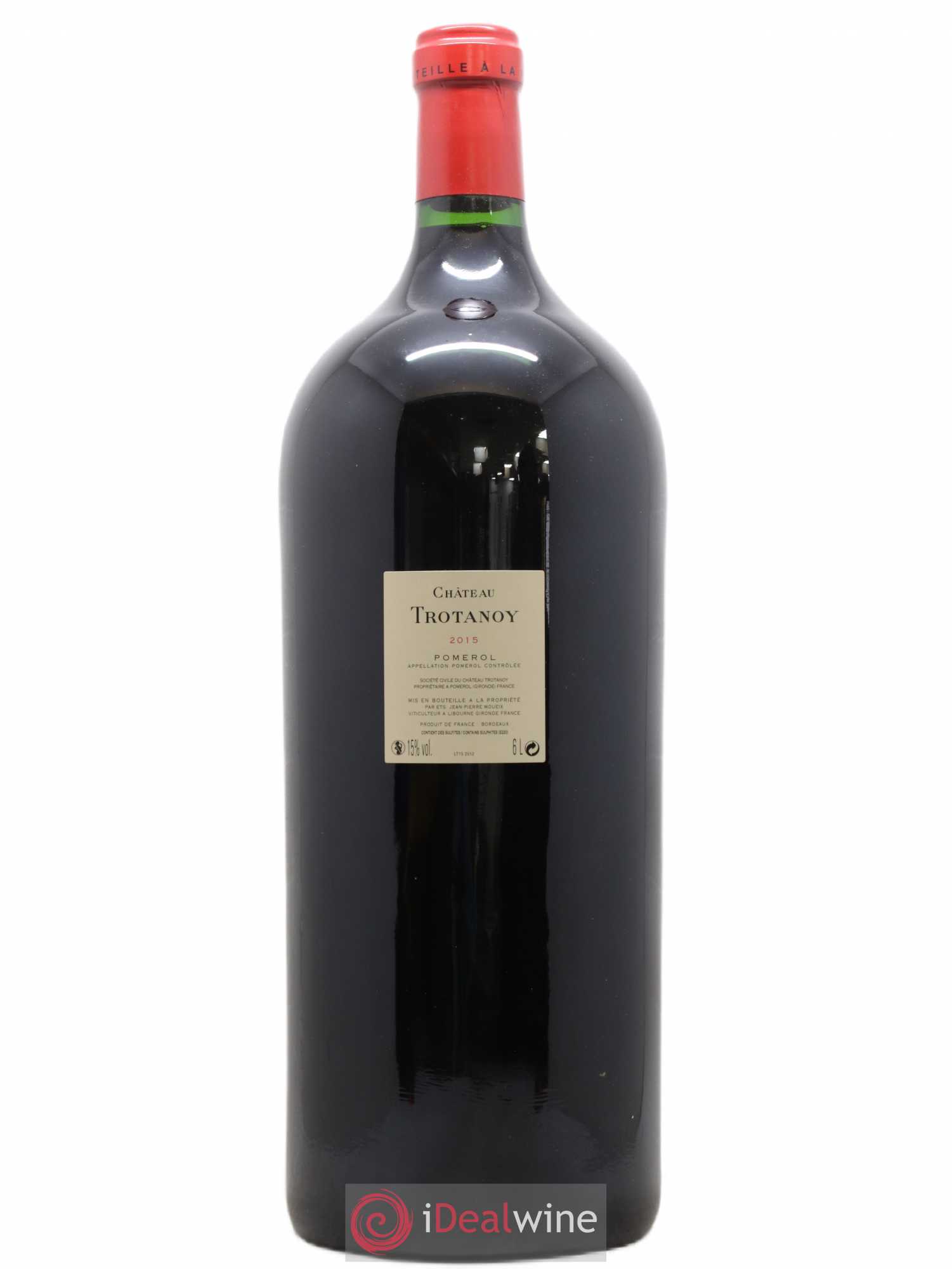 Château Trotanoy 2015 - Lot de 1 impériale - 1