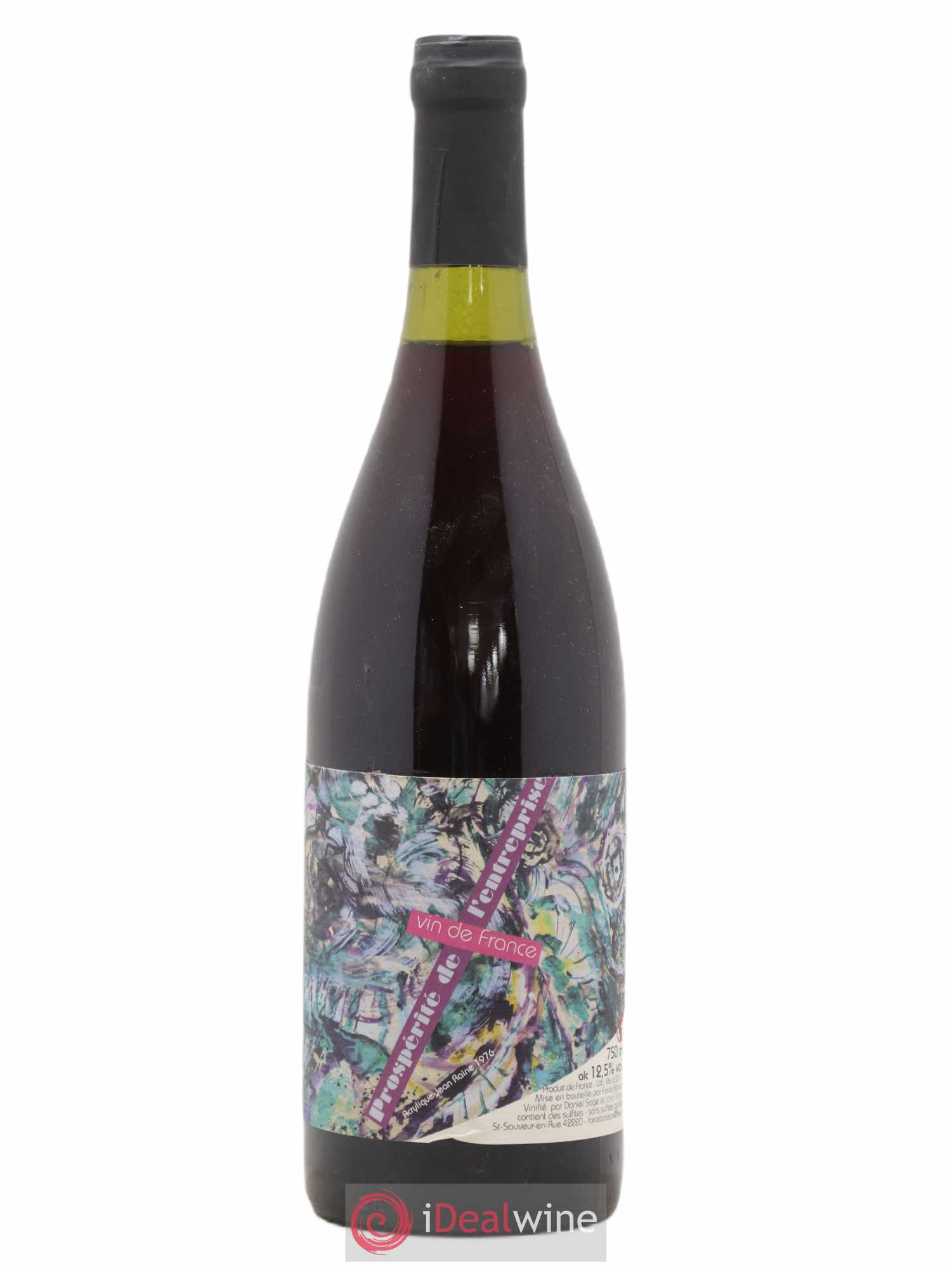 Vin de France Prospérité de l'entreprise Daniel Sage 2018 - Lot de 1 bouteille - 0