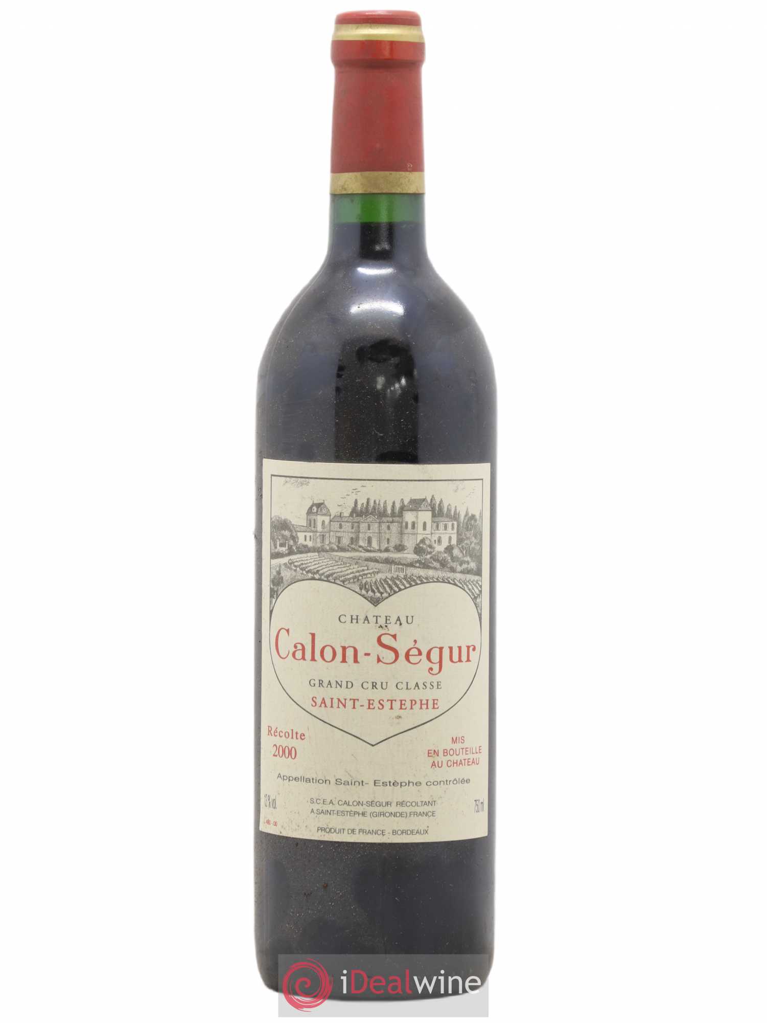 Château Calon Ségur 3ème Grand Cru Classé 2000 - Lot de 1 bouteille - 0